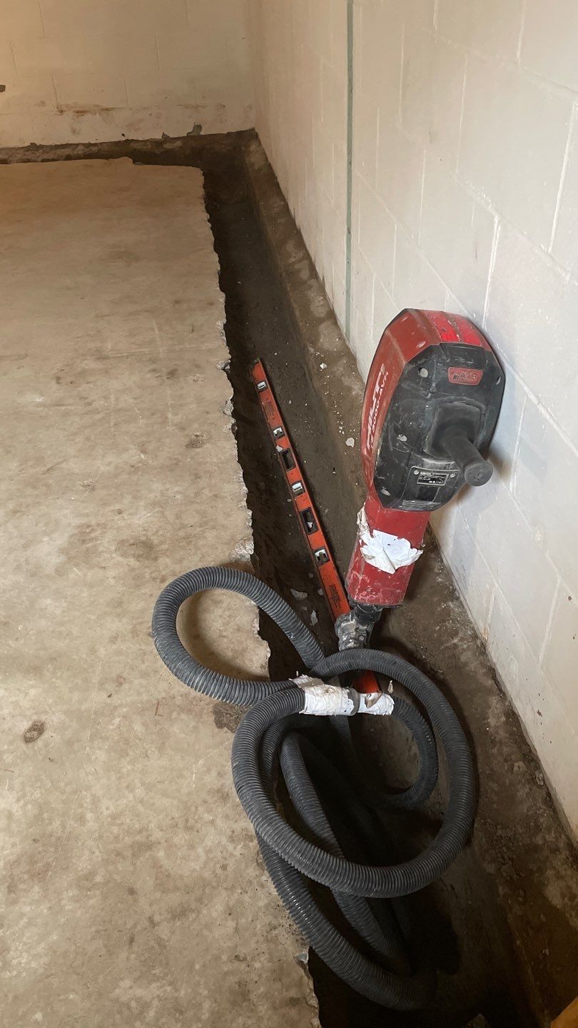 Tying Into an Existing Drain Tile System for Alec by Waterproofing Northeast