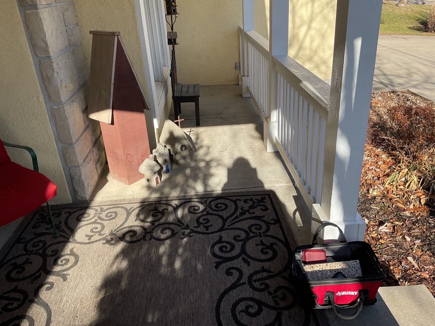 Patio using Cabin Fever by Select Painting, Coatings & Garage Cabinets