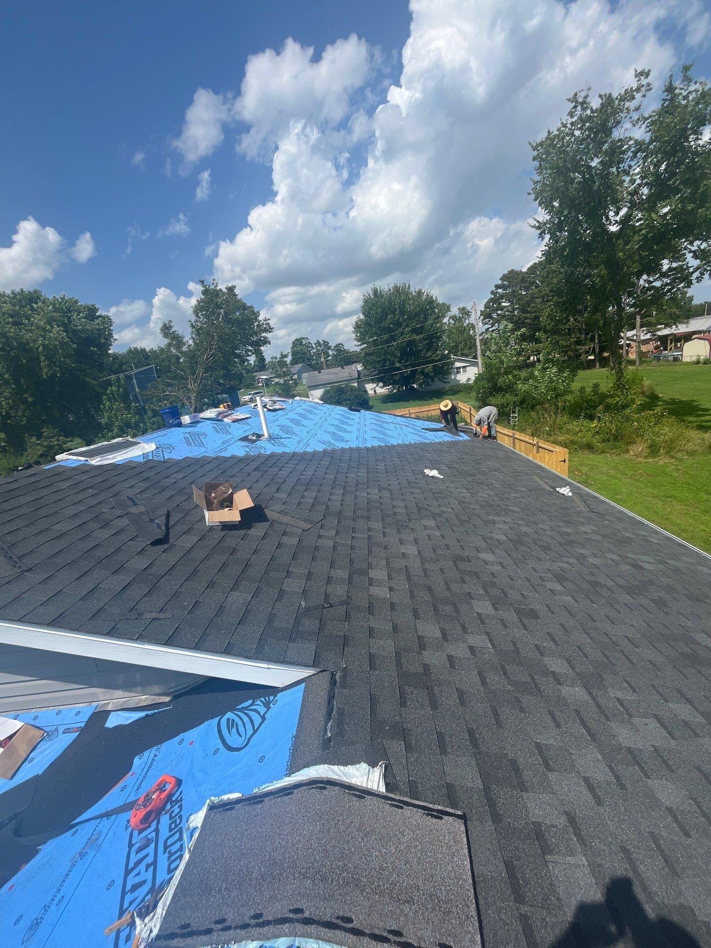 Residential Roofing Install - Atlas Pinnacle Pristine Shingles - Color Black Shadow  by Titan Commercial & Residential Roofing 