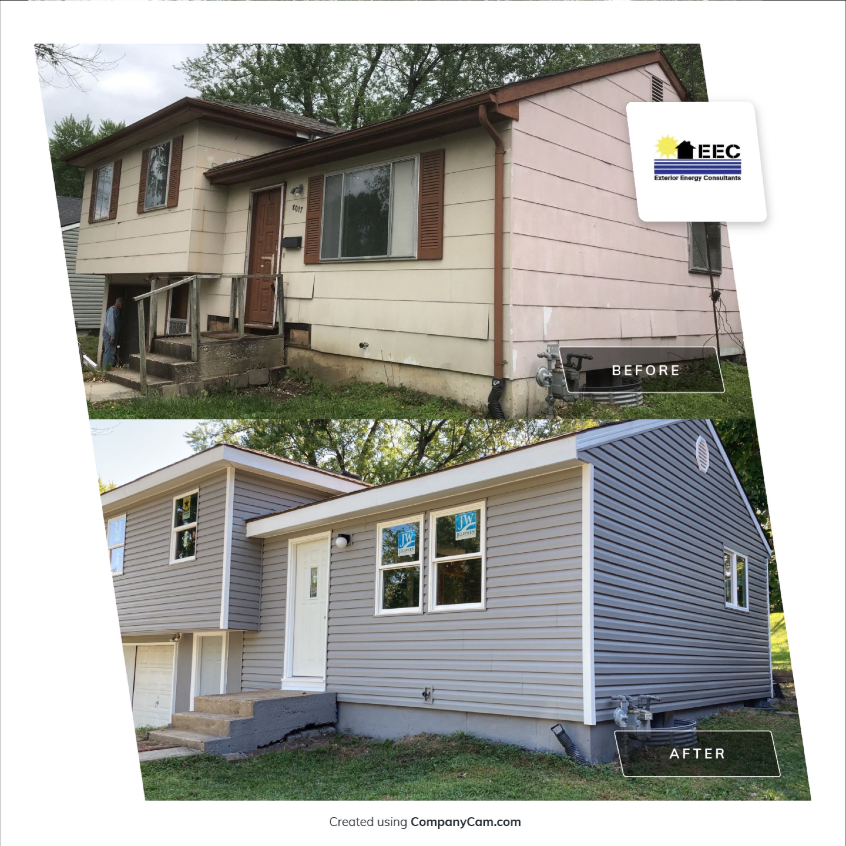 Siding Installation using Exterior Portfolio Vinyl Siding by EEC  Windows, Siding & Roofing 