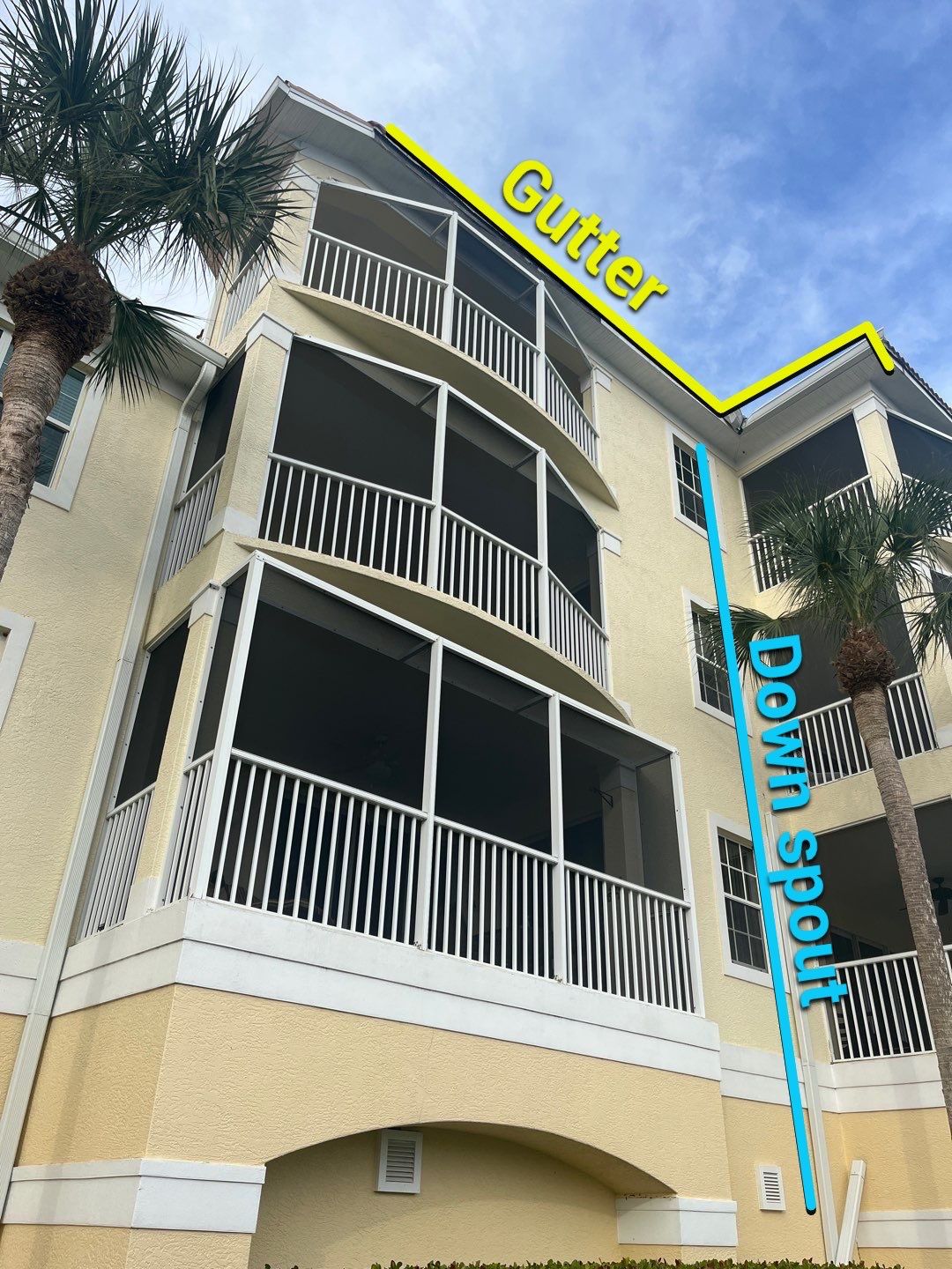 Residential Gutter Upgrade in Fort Myers FL by Gutter Professors