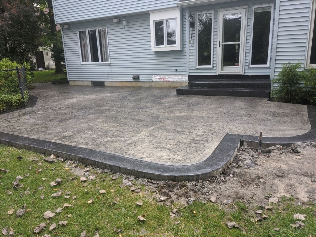 Stamped Concrete by Ivy Lea Construction