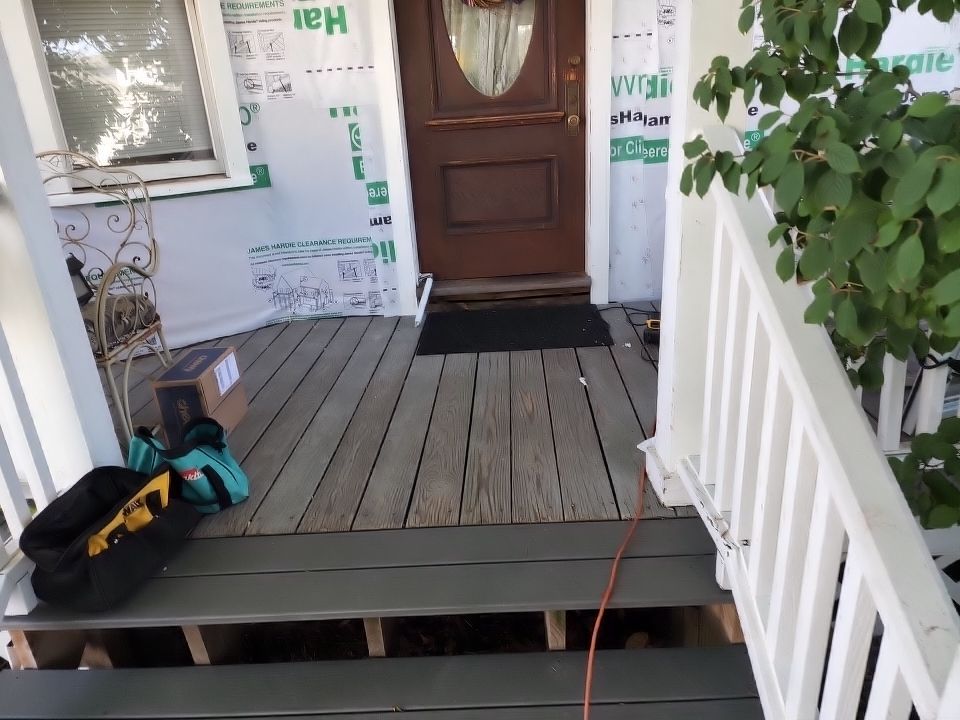 Siding Installation using James Hardie by UBrothers Construction