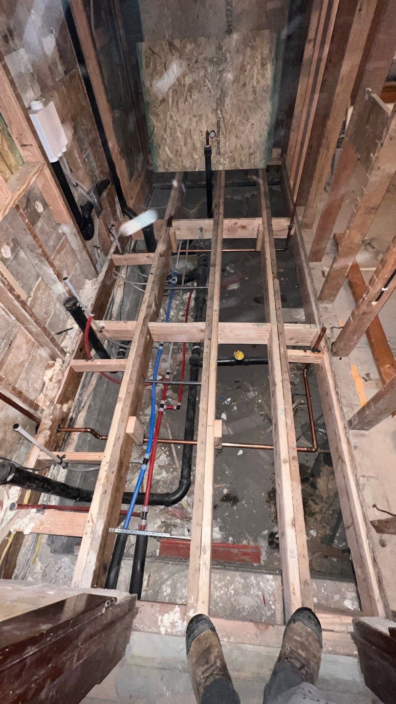Custom Bathroom Remodel by Plumbing Connect Systems LLC