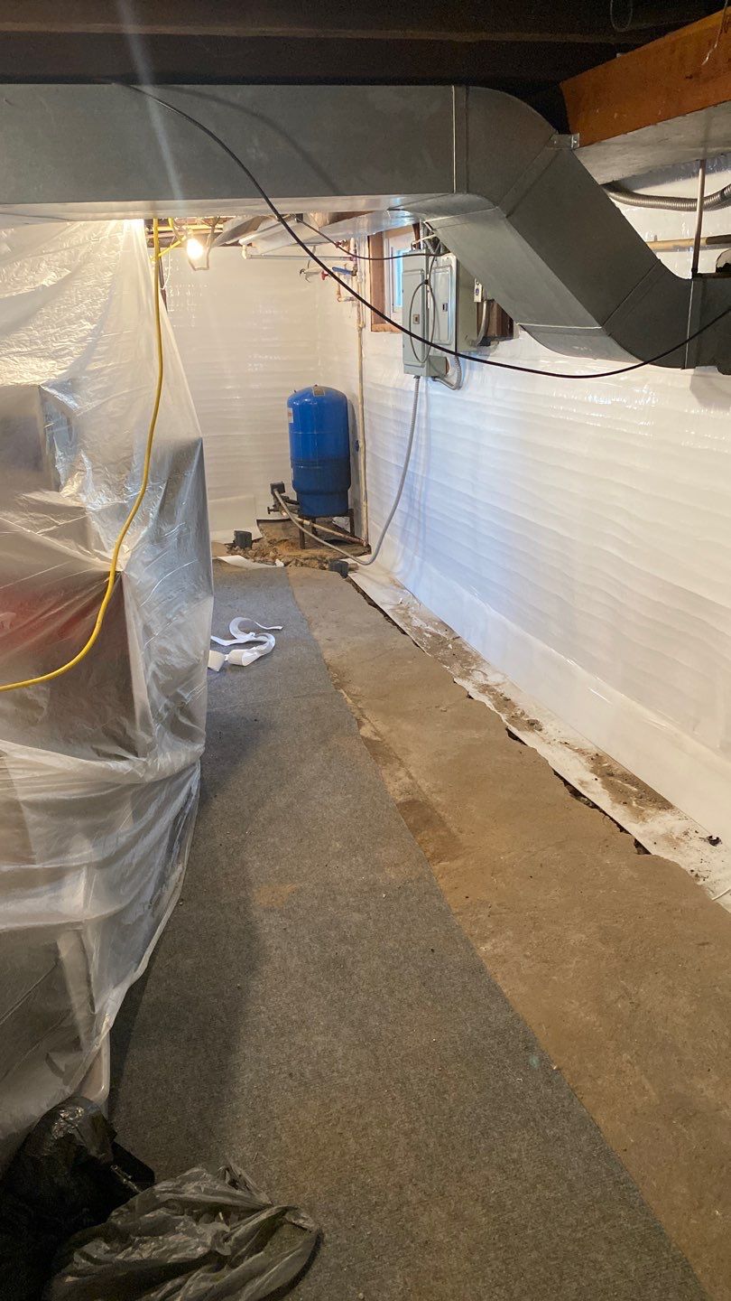Interior Basement Waterproofing System by Toledo Basement Repair 