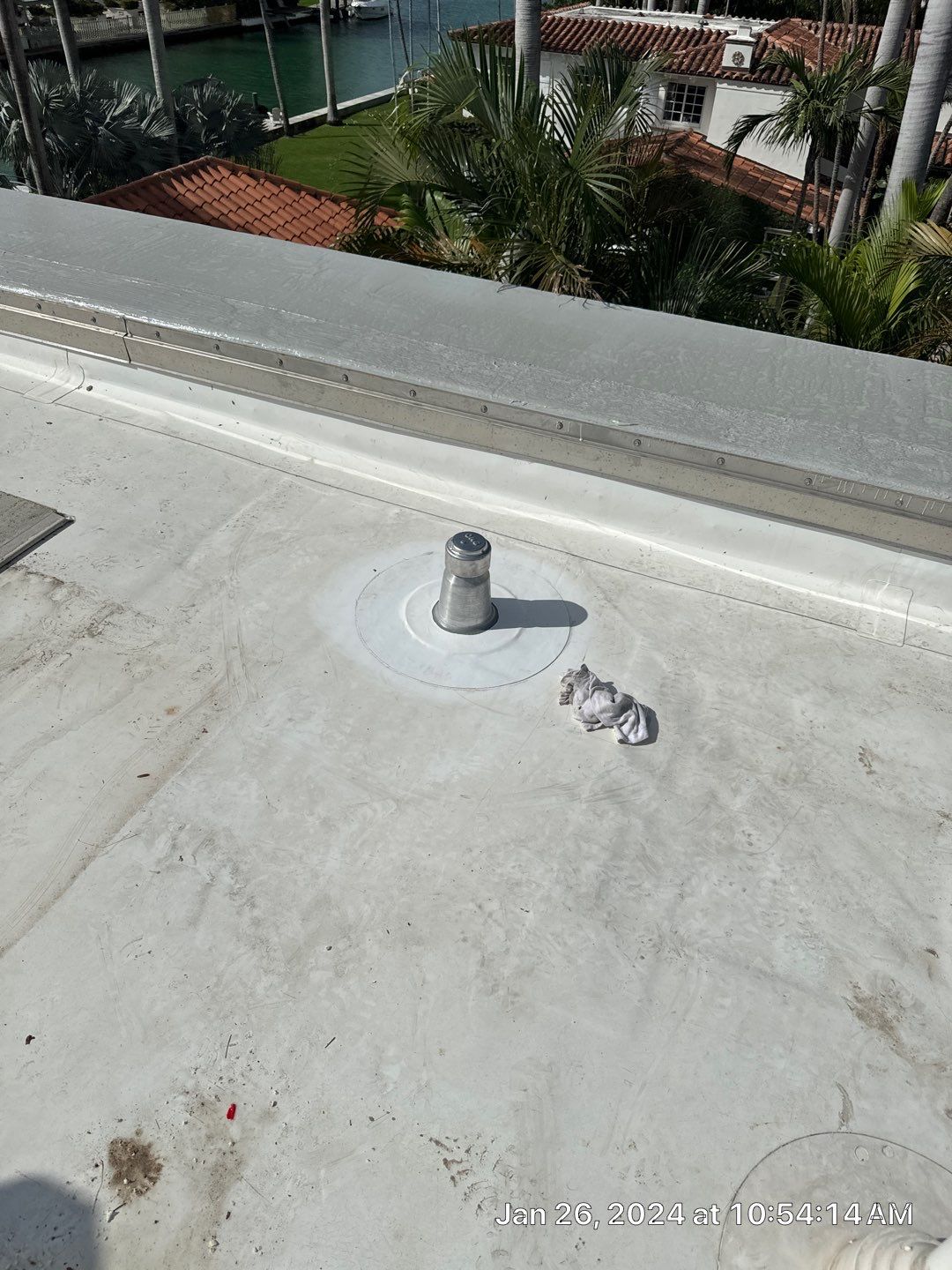 TPO Flat Roof Installation for a Miami Beach Commercial Residence by AJF ROOFING INC