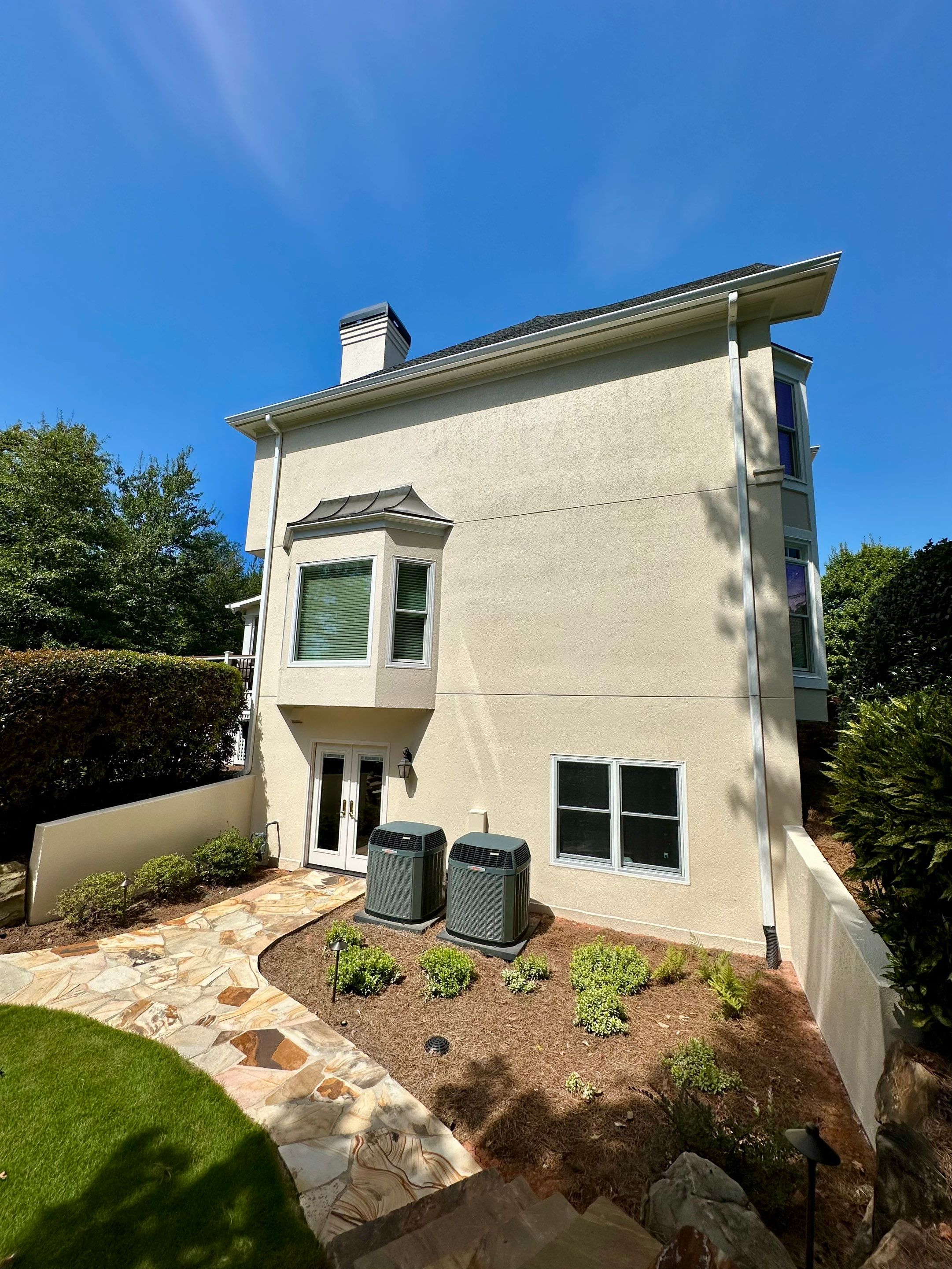 Exterior Transformation in Jonhs Creek by Atlanta's Paint Doctor