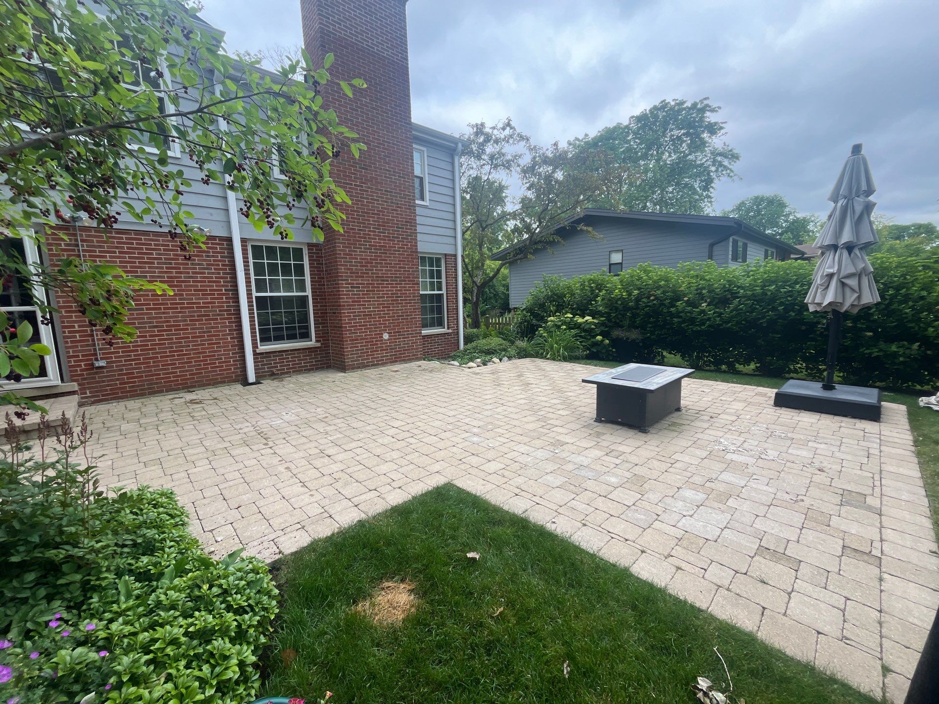 Brick paver clean, sand and seal.  using Surebond SB-1300 by Northern Power Washing LLC.