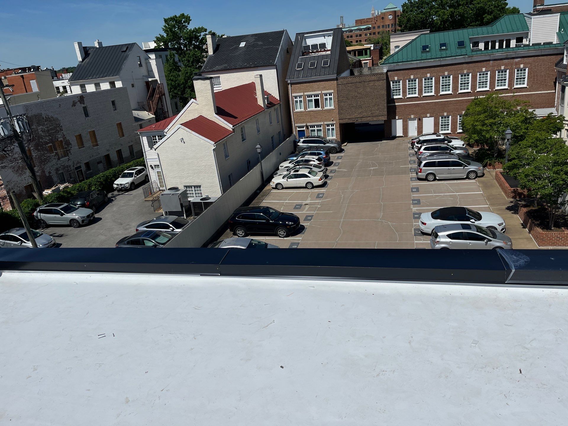 Alexandria: Carlisle Syntec TPO Flat Roof Installation by RM Banning, Inc.