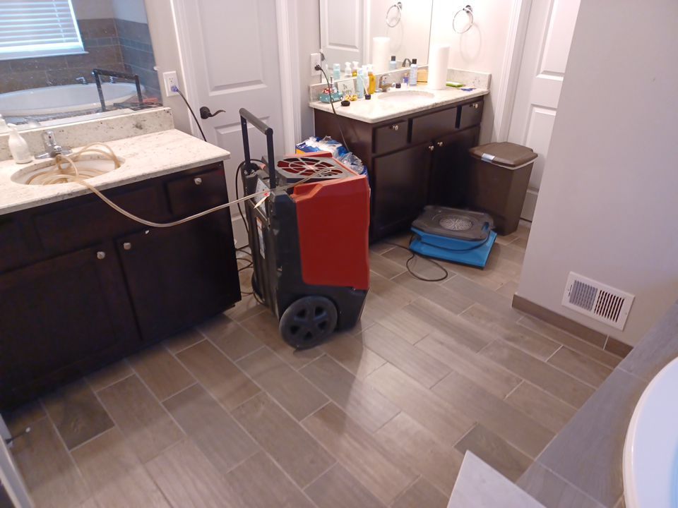 Project in South Lyon by EzDry Water Mitigation & Property Restoration