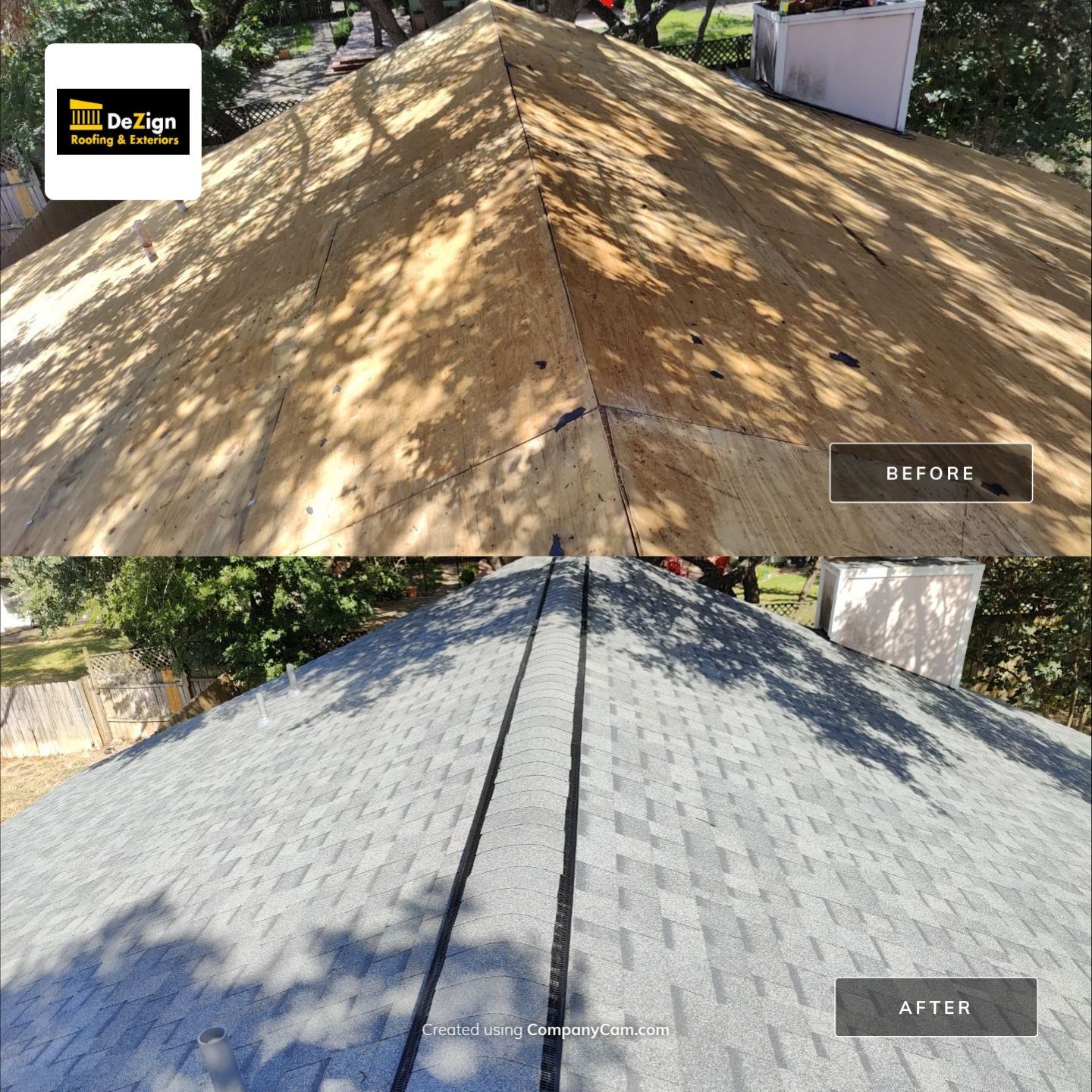Residential Roofing Installation using Owens Corning Oakridge Estate Grey by DeZign Roofing & Exteriors