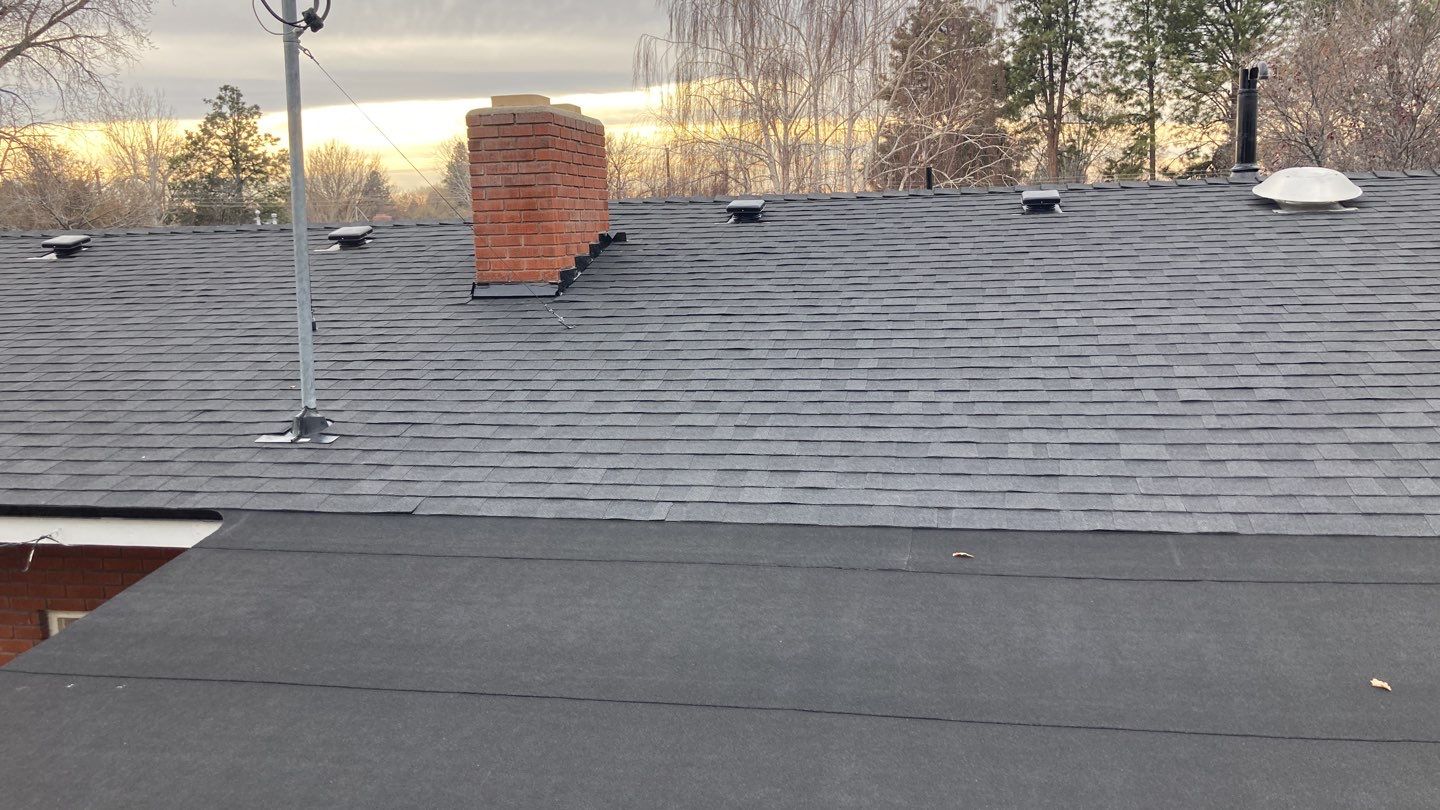Meridian Single Level Residential Roofing Installation by ID Roofing LLC
