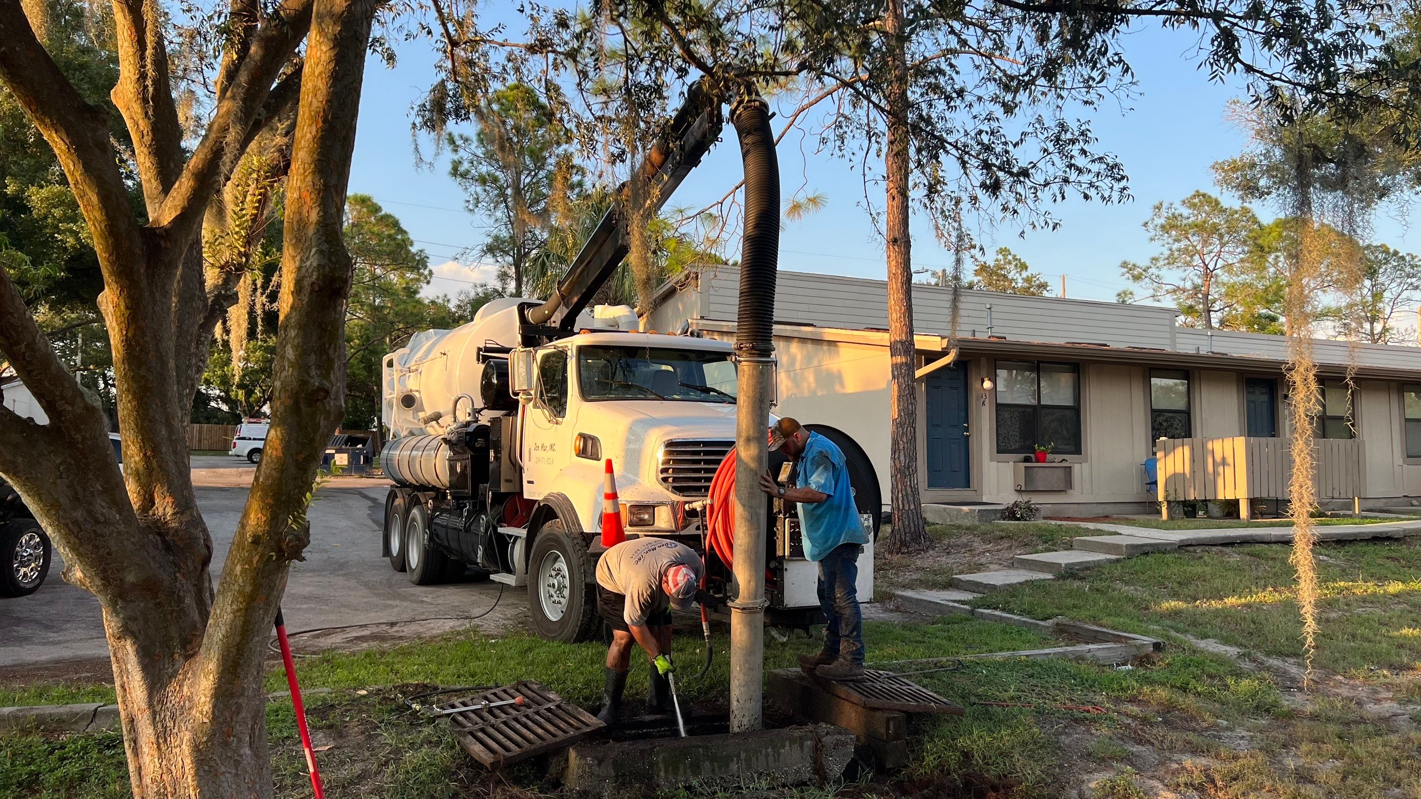 Apartment Complex Storm Water System Cleaning and Maintenance by Don Mar, Inc. Storm Water Solutions