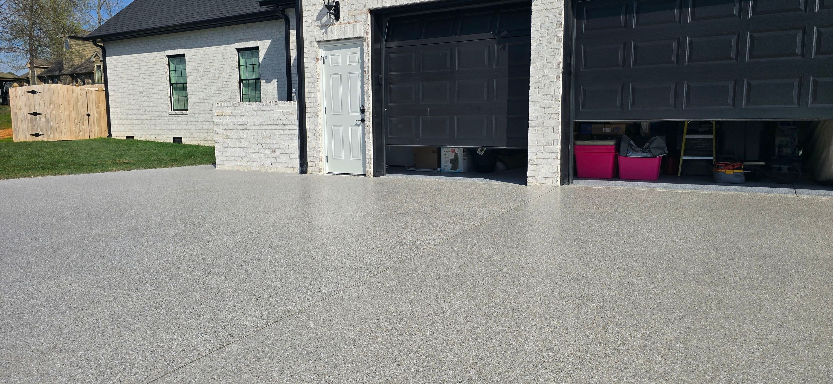 Driveway, Sidewalk, & Porch Using Claystone by Elite Floor Solutions