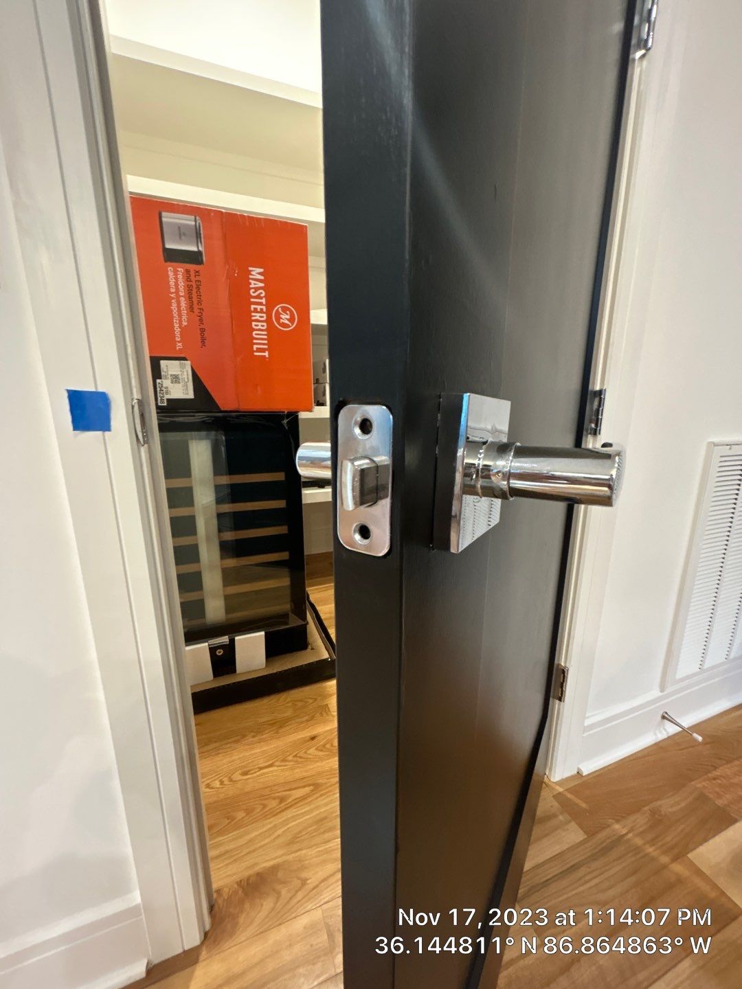 Door Repaint  using Ben Moore Comand  by Nashville House Painters 