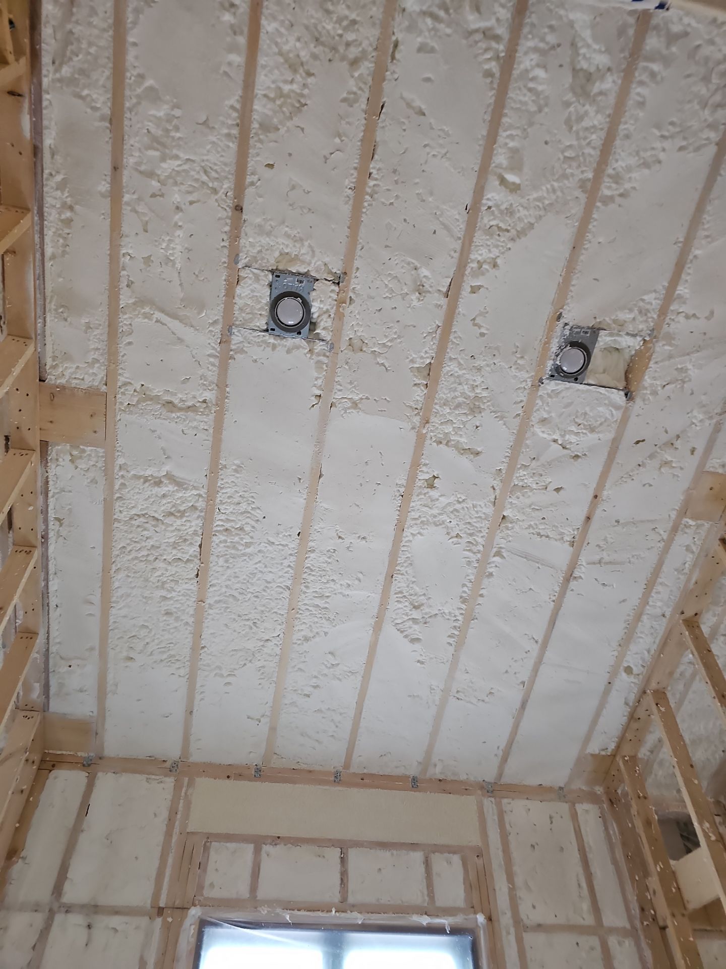 Spray Foam Insulation using open cell spray foam by NYS Foam & Energy