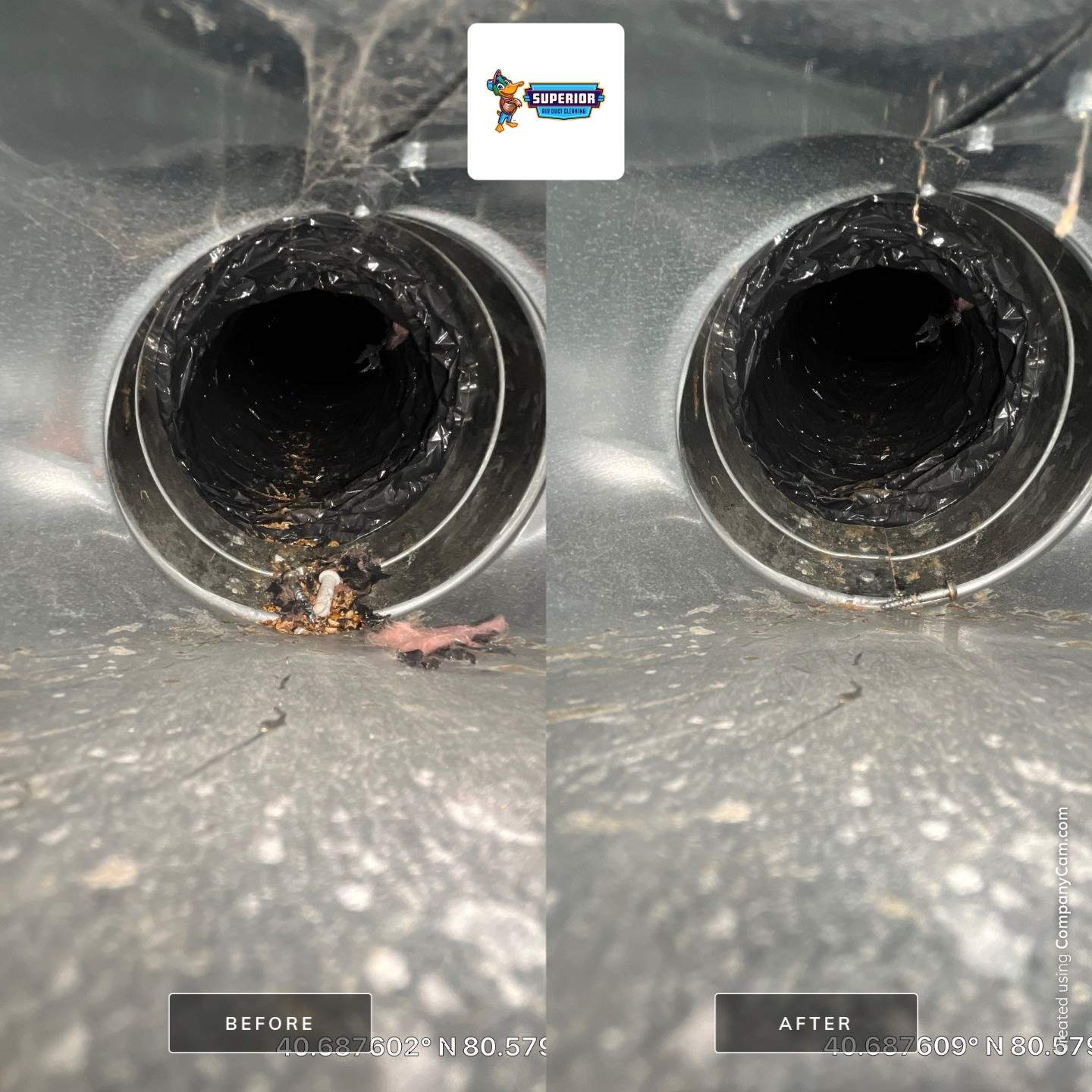 Air Duct Cleaning With a Vacuum Truck in East Liverpool, OH by Superior Air Duct Cleaning