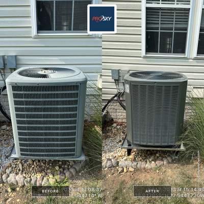 Central Air Conditioning Installation using Trane