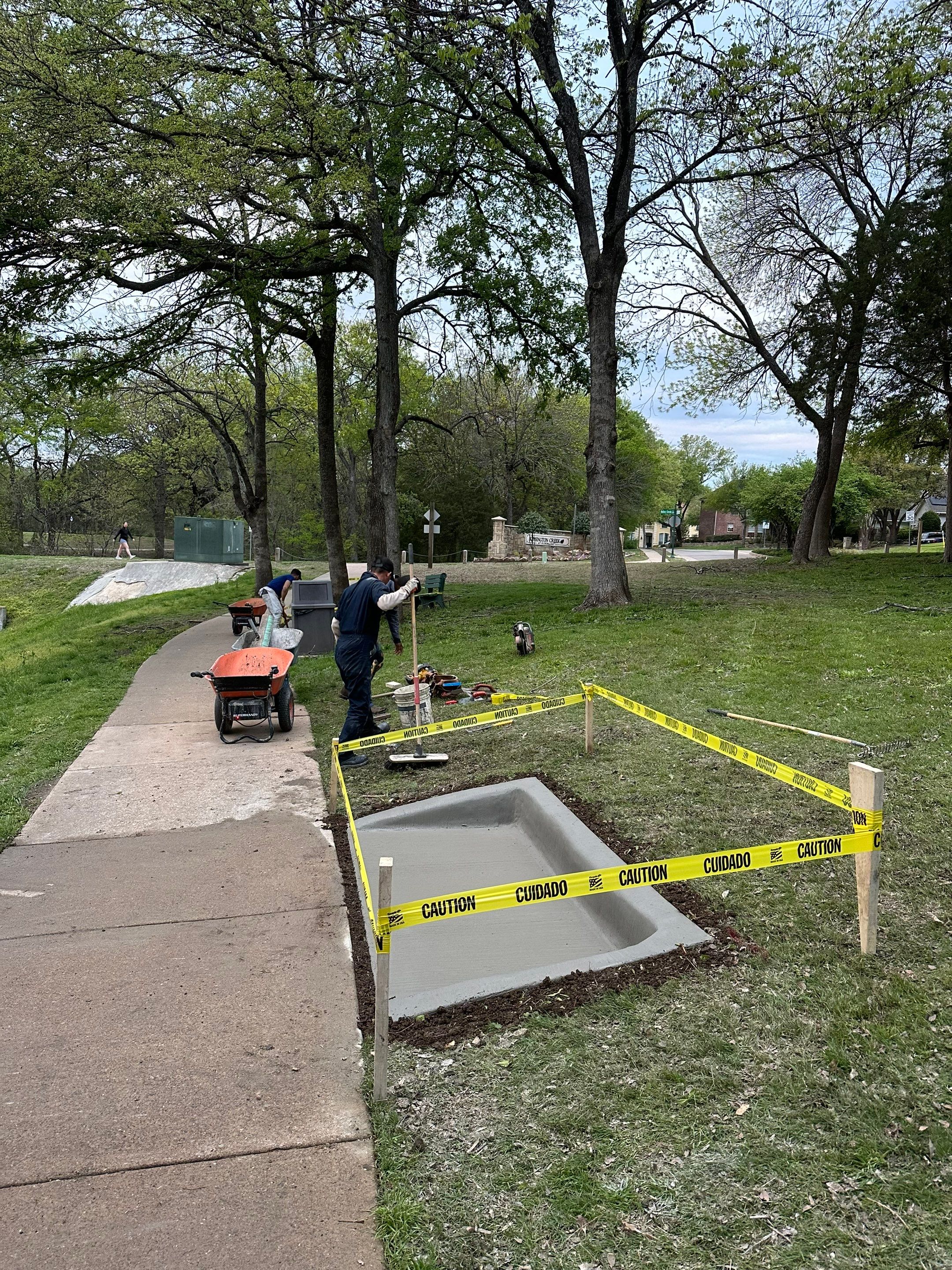 Bench Additions to Community  by SLM General Contractors & Roofing