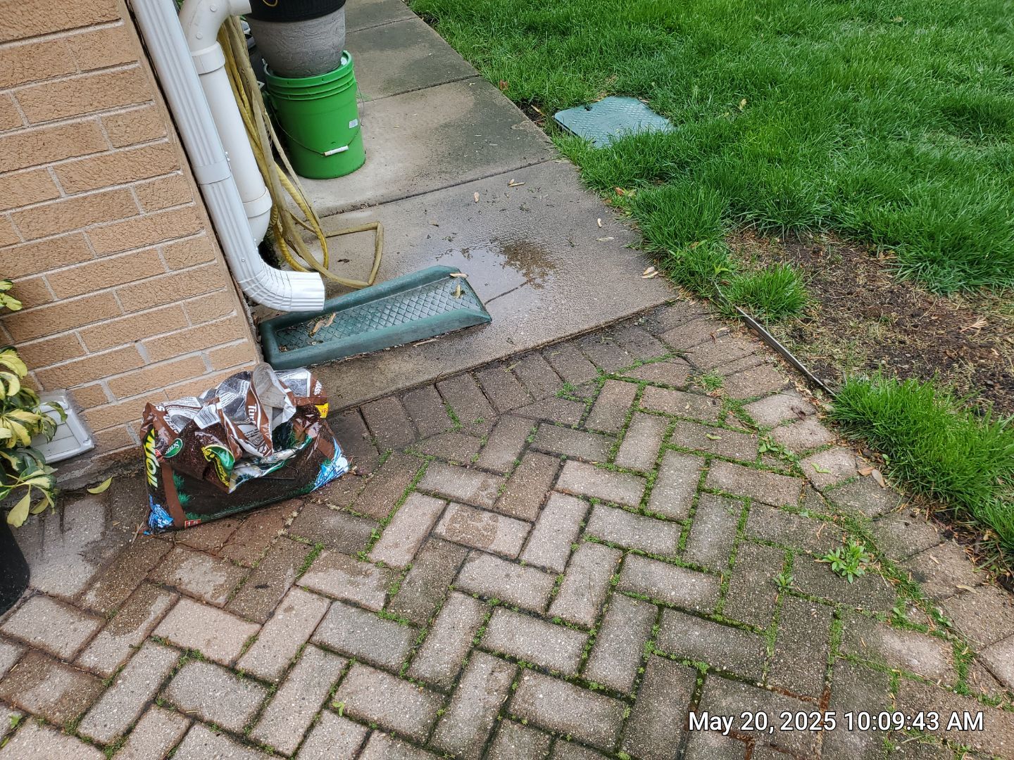 Brick paver cleaning  by Northern Power Washing LLC.