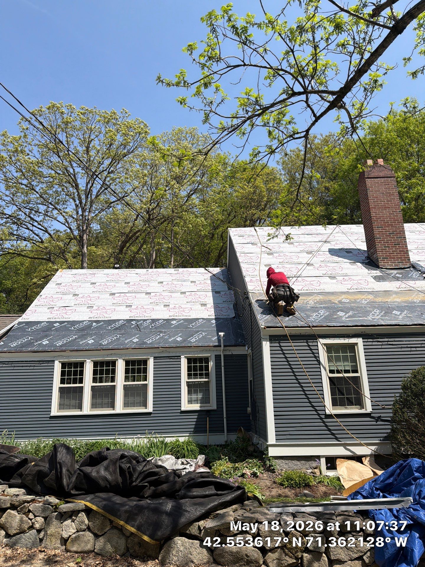 Roof Replacement + Metal Valleys + Snow Belt + Skylights — Carlisle, MA by Mighty Dog Roofing of Greater Middlesex County