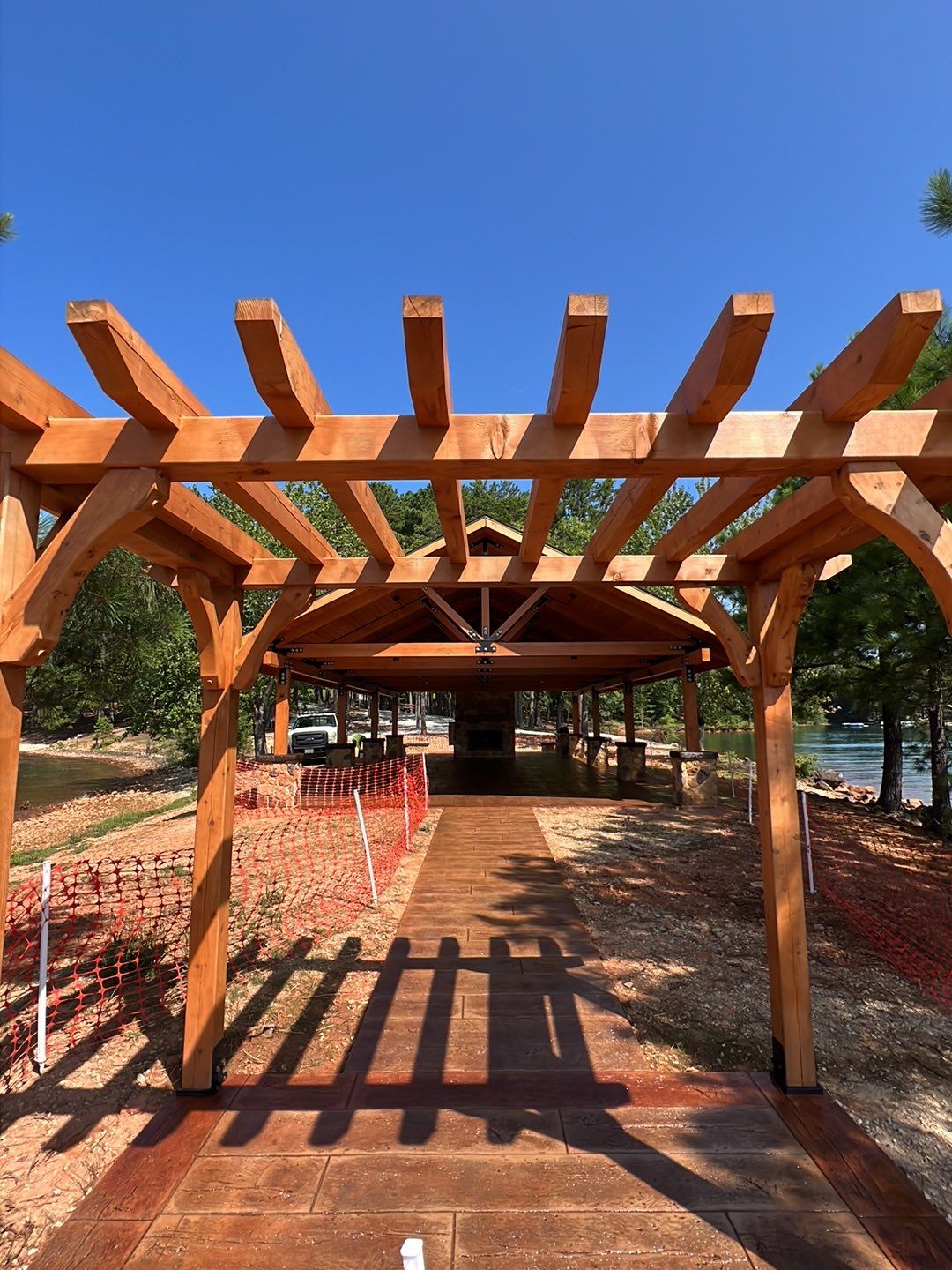 Stamped Concrete Pavilion Slab by Xtreme Concrete Services