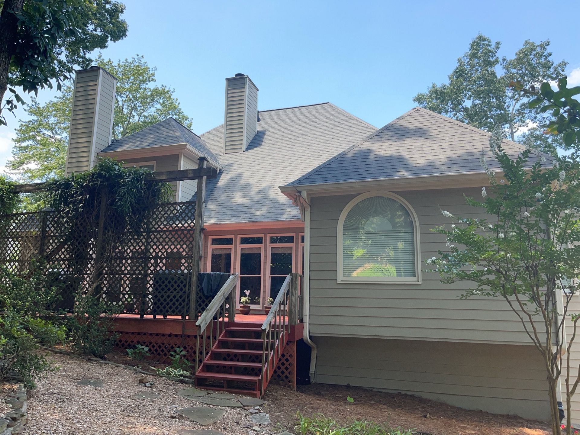 Marietta, GA Color Plus Siding Installation and Deck Build by Nelson Exteriors