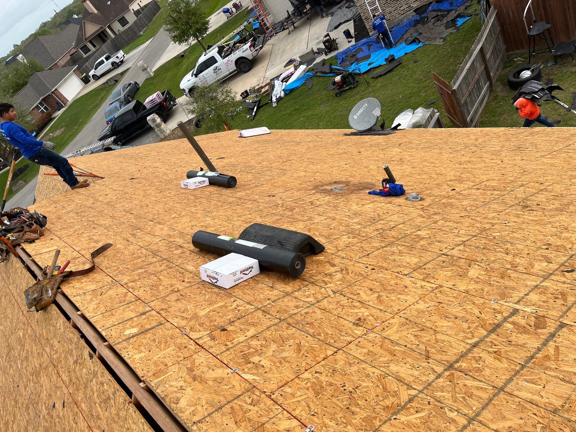 Hail Damage using Owen's Corning Duration (Lifetime) Shingles by Roof Repair Services LLC