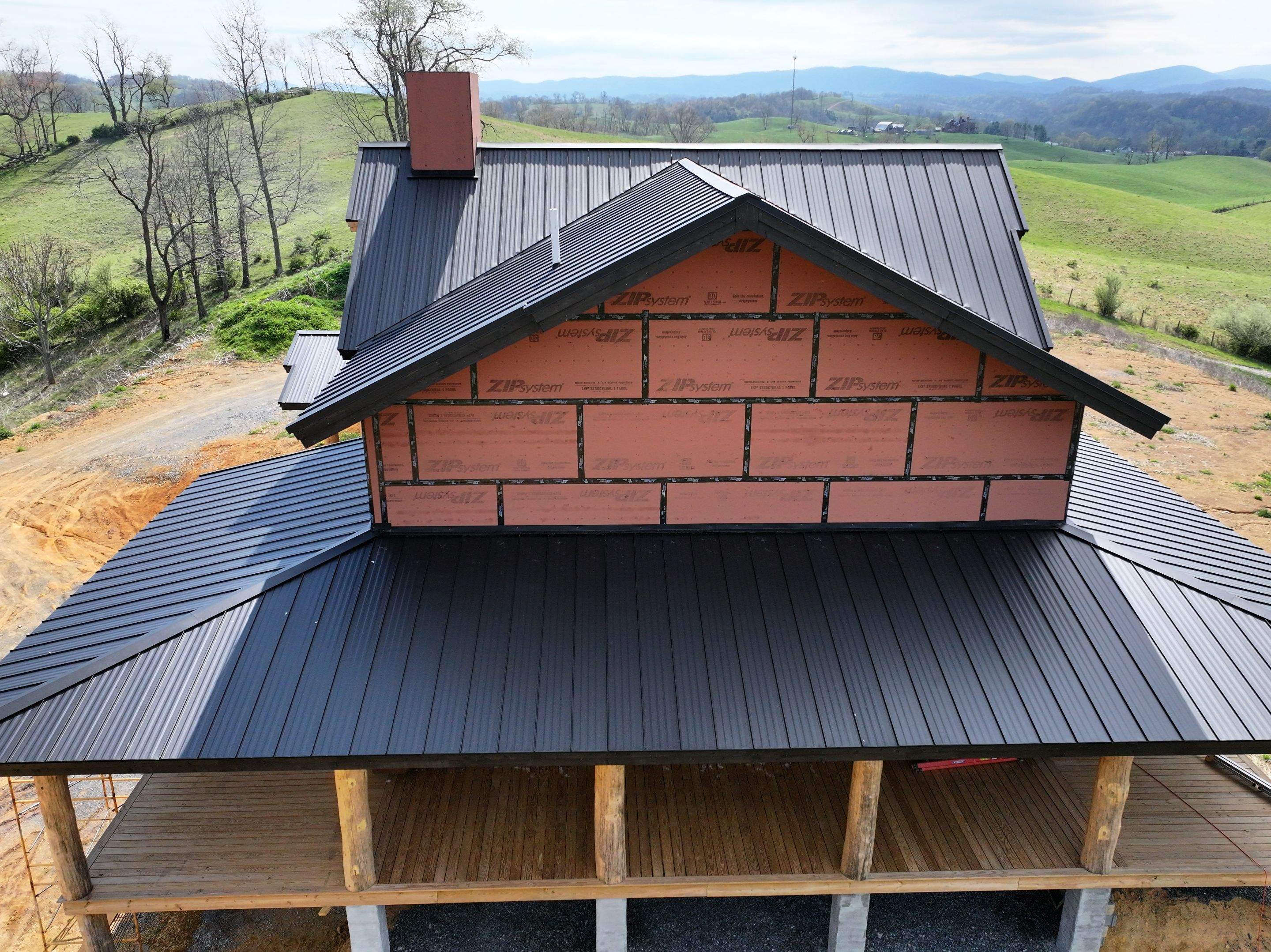 Black Frost Standing Seam by Omnia Roofing