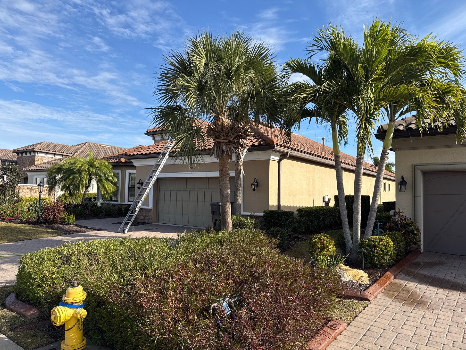 Barrel Tile Roof Cleaning in Esplanade Golf & Country Club – Lakewood Ranch, FL by Sunshine AquaWash