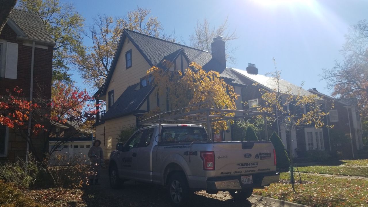Residential Roofing Installation using owens corning duration, Harbor Blue by Absolute Roofing and Construction