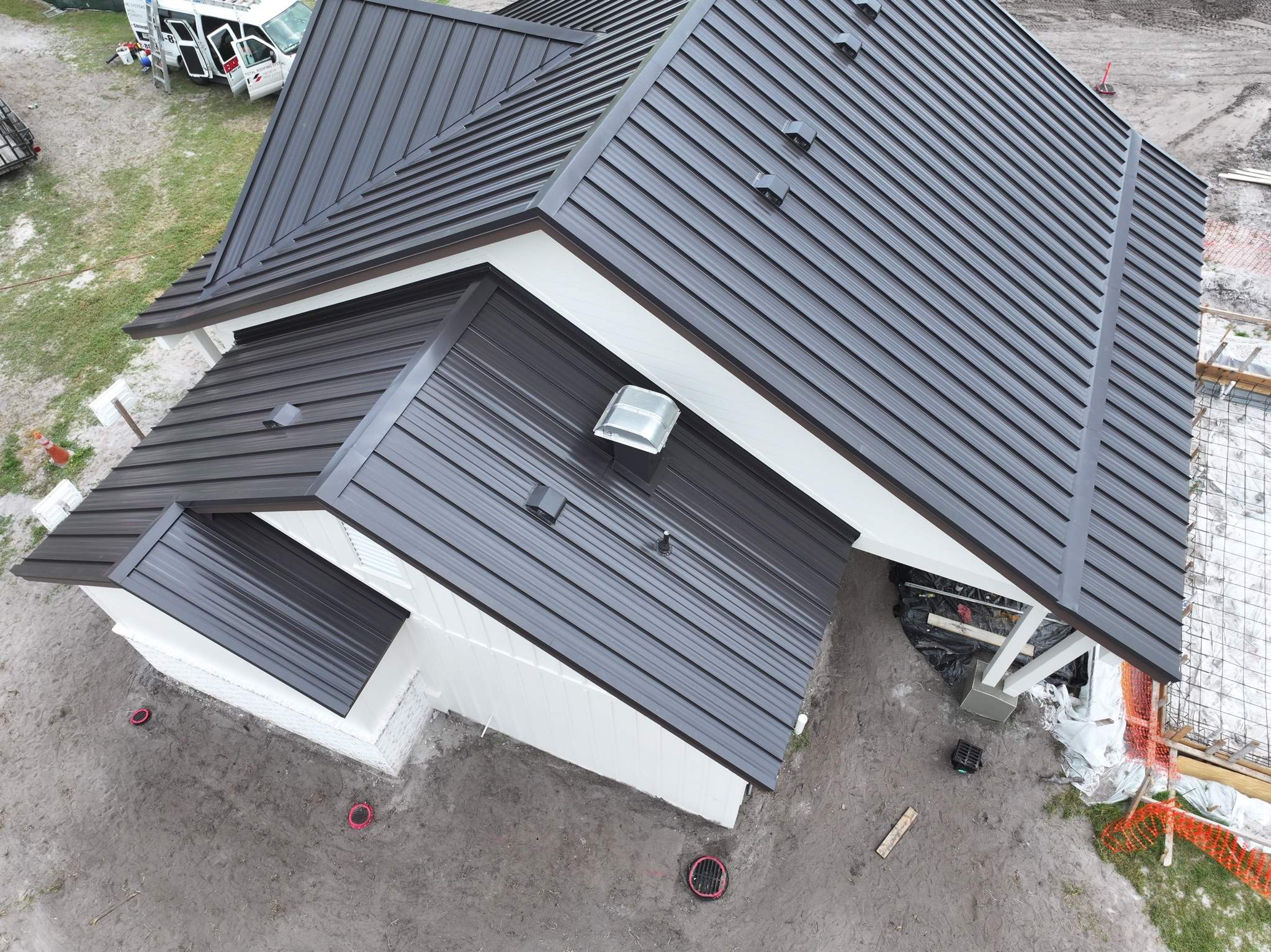 24ga 1.5" Snap-Lock Dark Bronze  by Total Roofing System The Metal Roof Experts