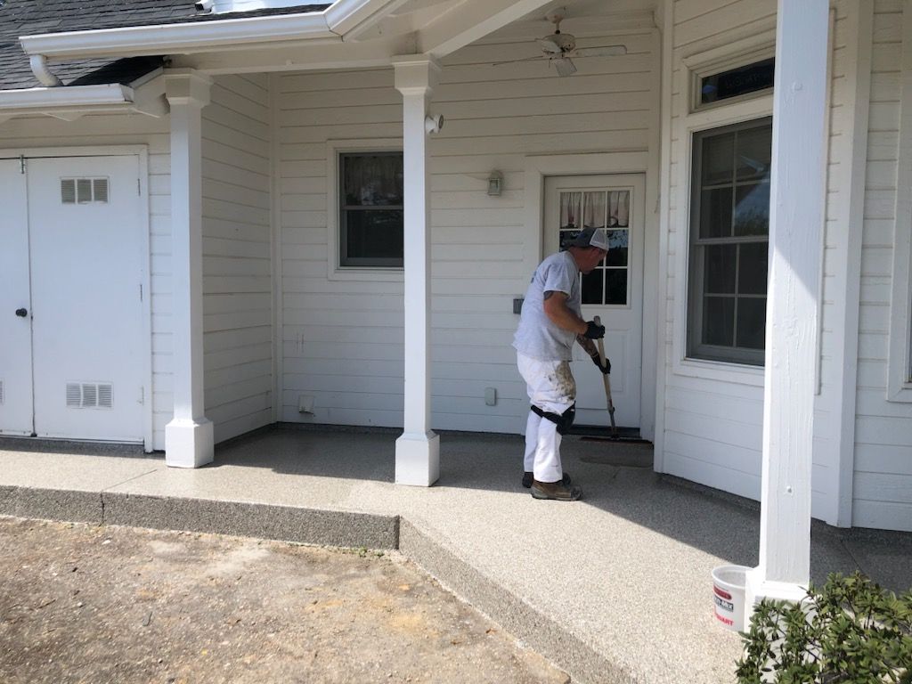 The Groves on 41 back porch by MGP Coatings