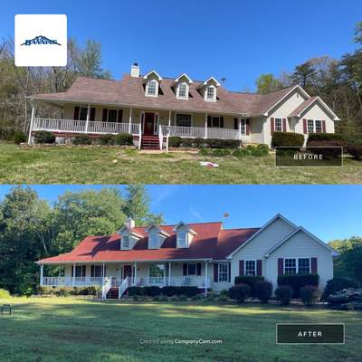 Midland Roof- Certainteed Landmark Pro Max Def Red Oak Designer Shingles