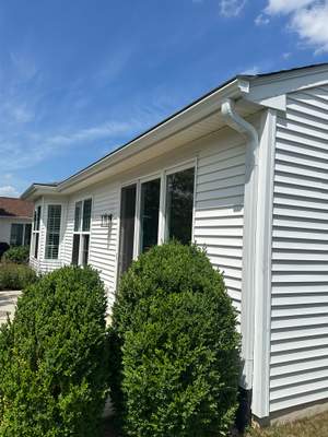 Turtle Shell gutter protection installation in Huntley, IL 60142, photograph 19