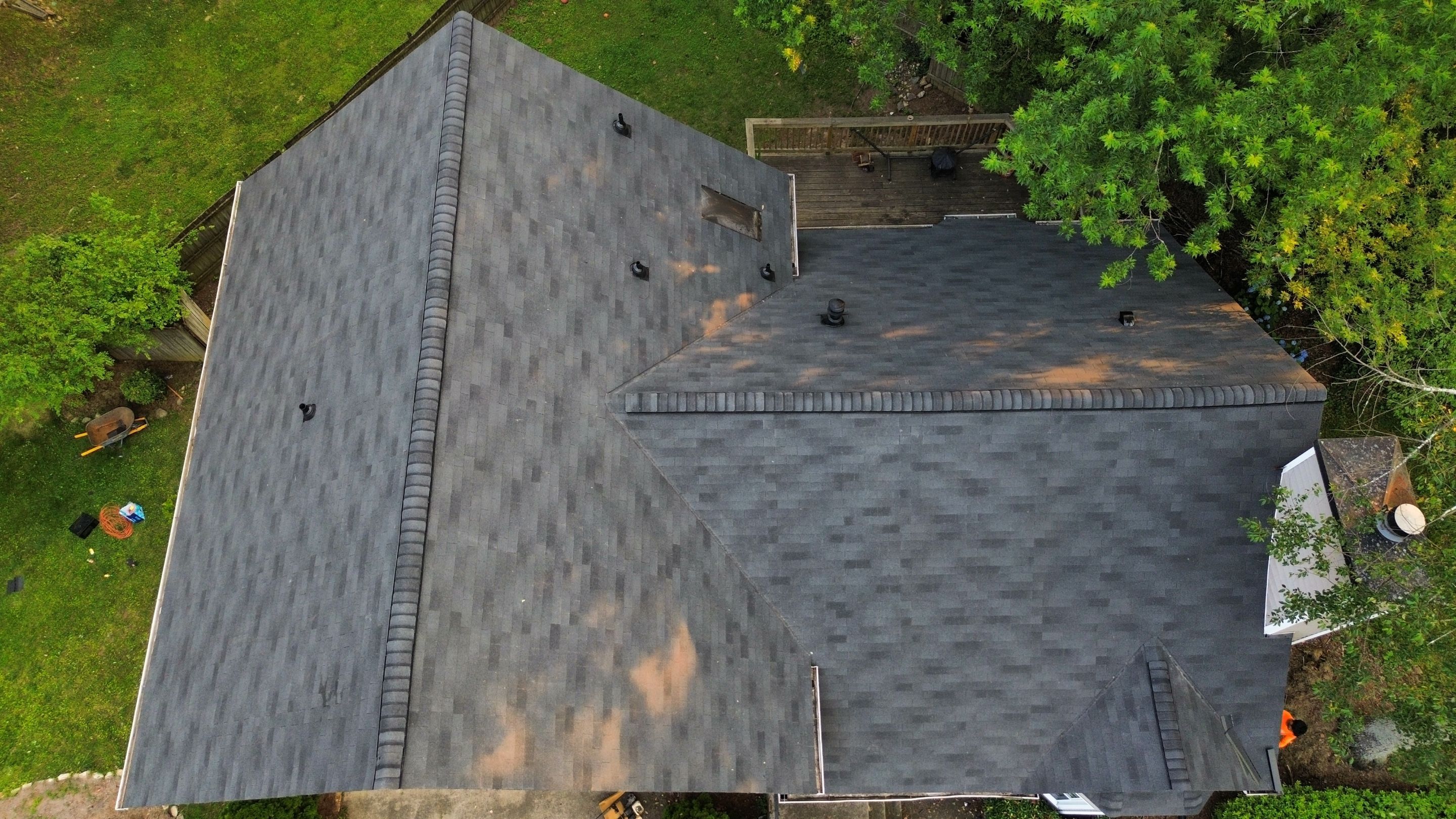 Kennesaw, GA Roof Replacement CertainTeed Landmark Moire Black by Reset Roofing