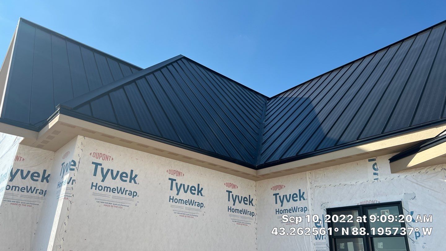 Metal roofing using Standing Seam by Stendahl Services