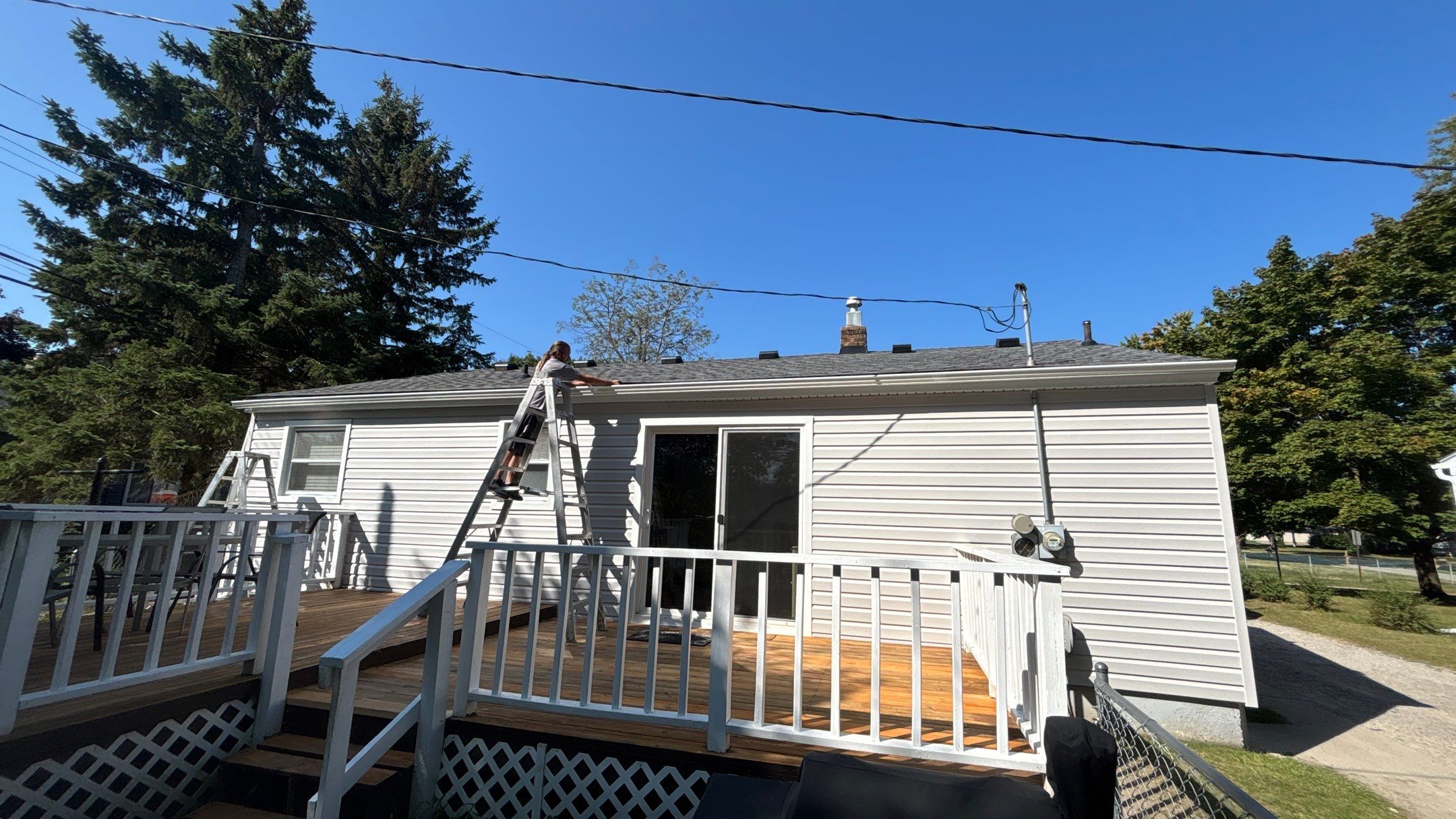 Siding Replacement using Alside D5" Platinum Grey by 180 Contractors