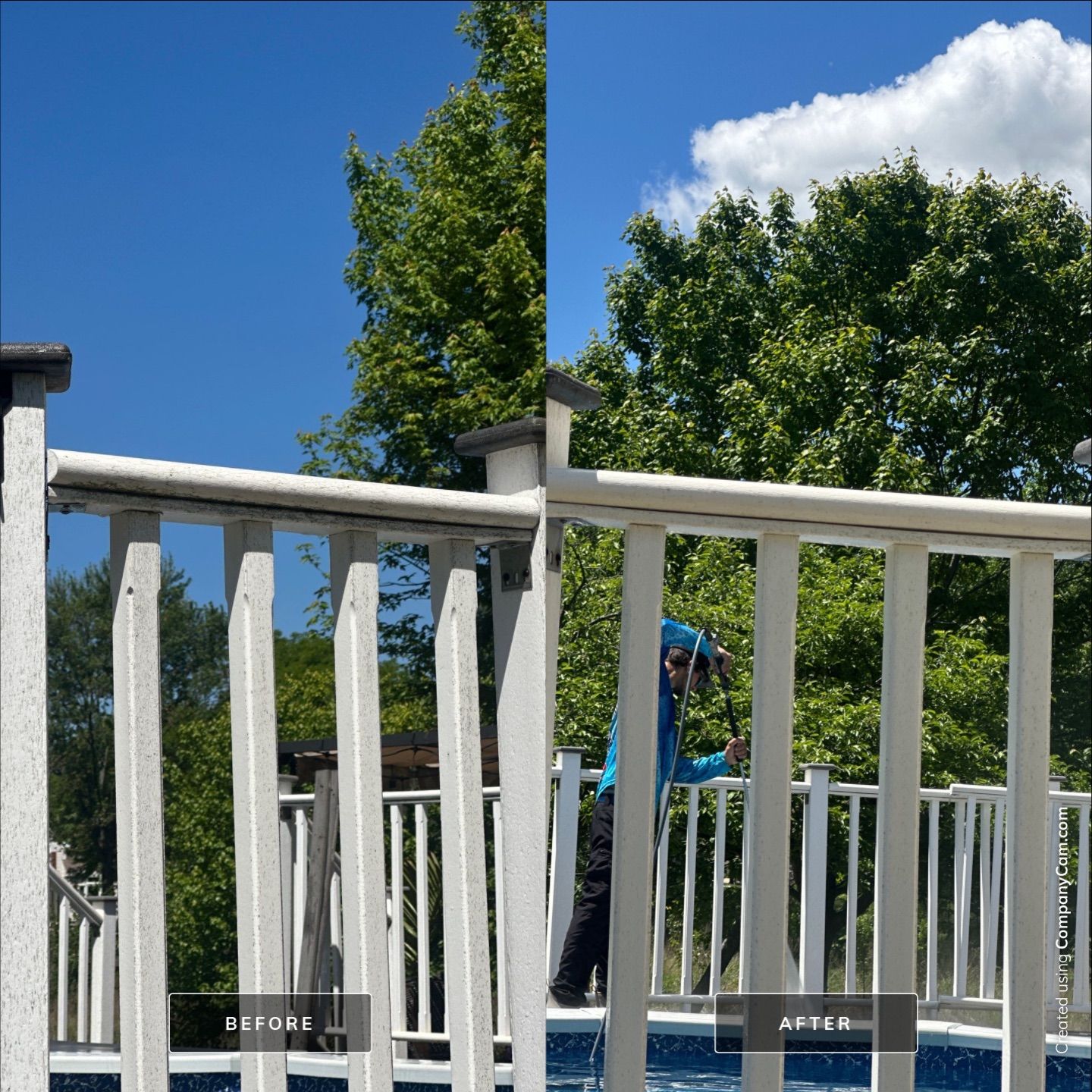 Project in Elk Grove Village by Simmons Power & Soft Washing