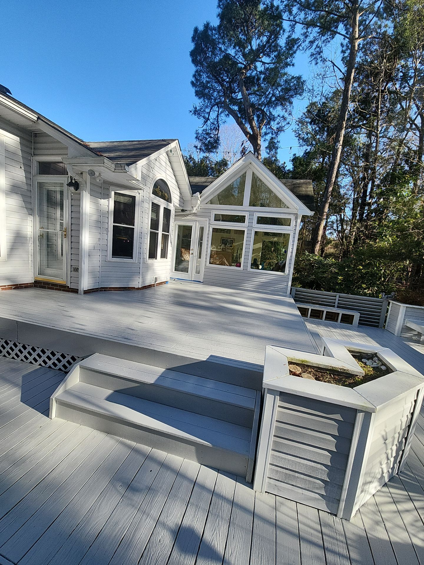 Deck using AcryFin by DuraSeal
