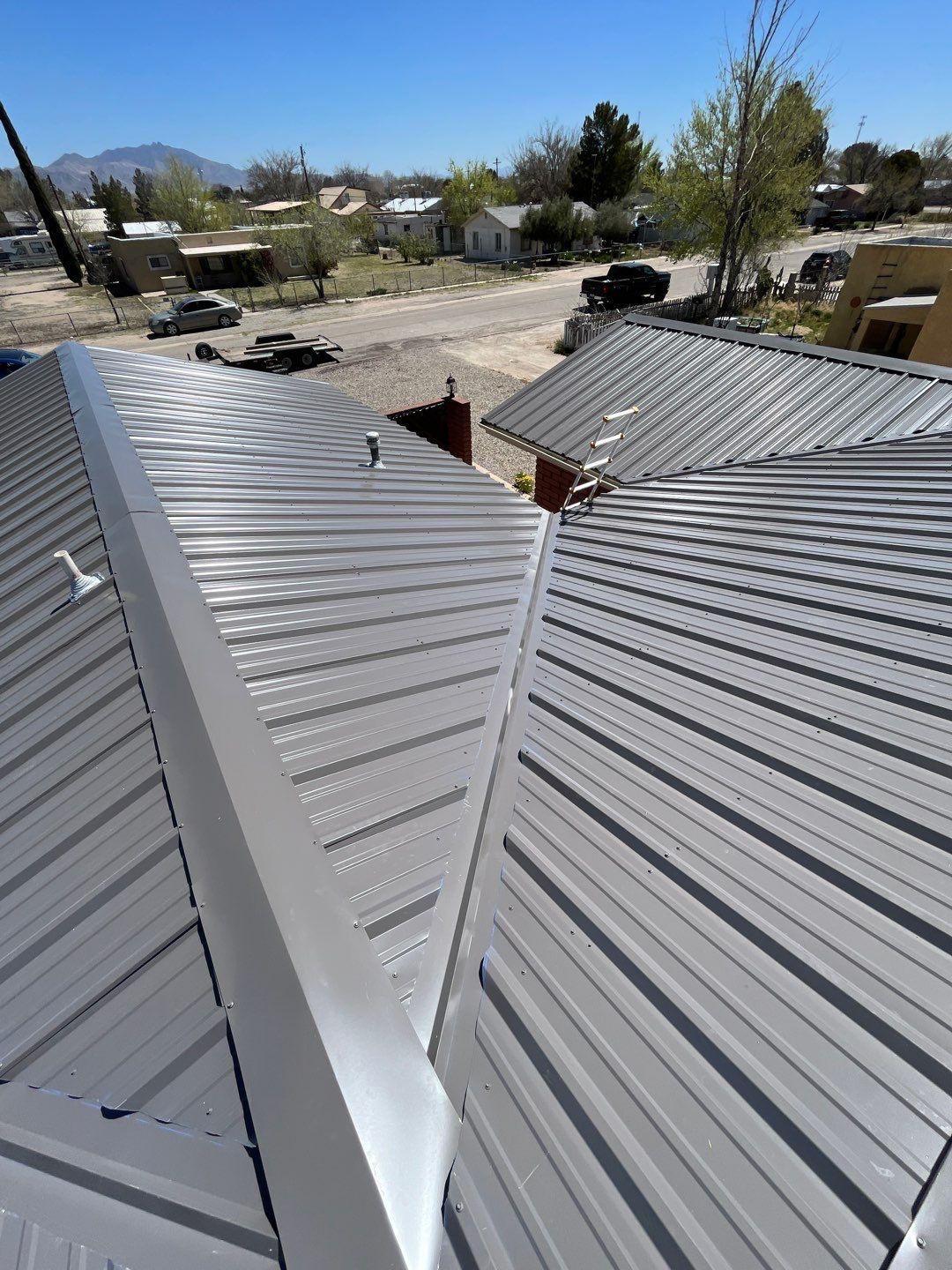 Ash Gray Exposed Fastener by Reimagine Roofing