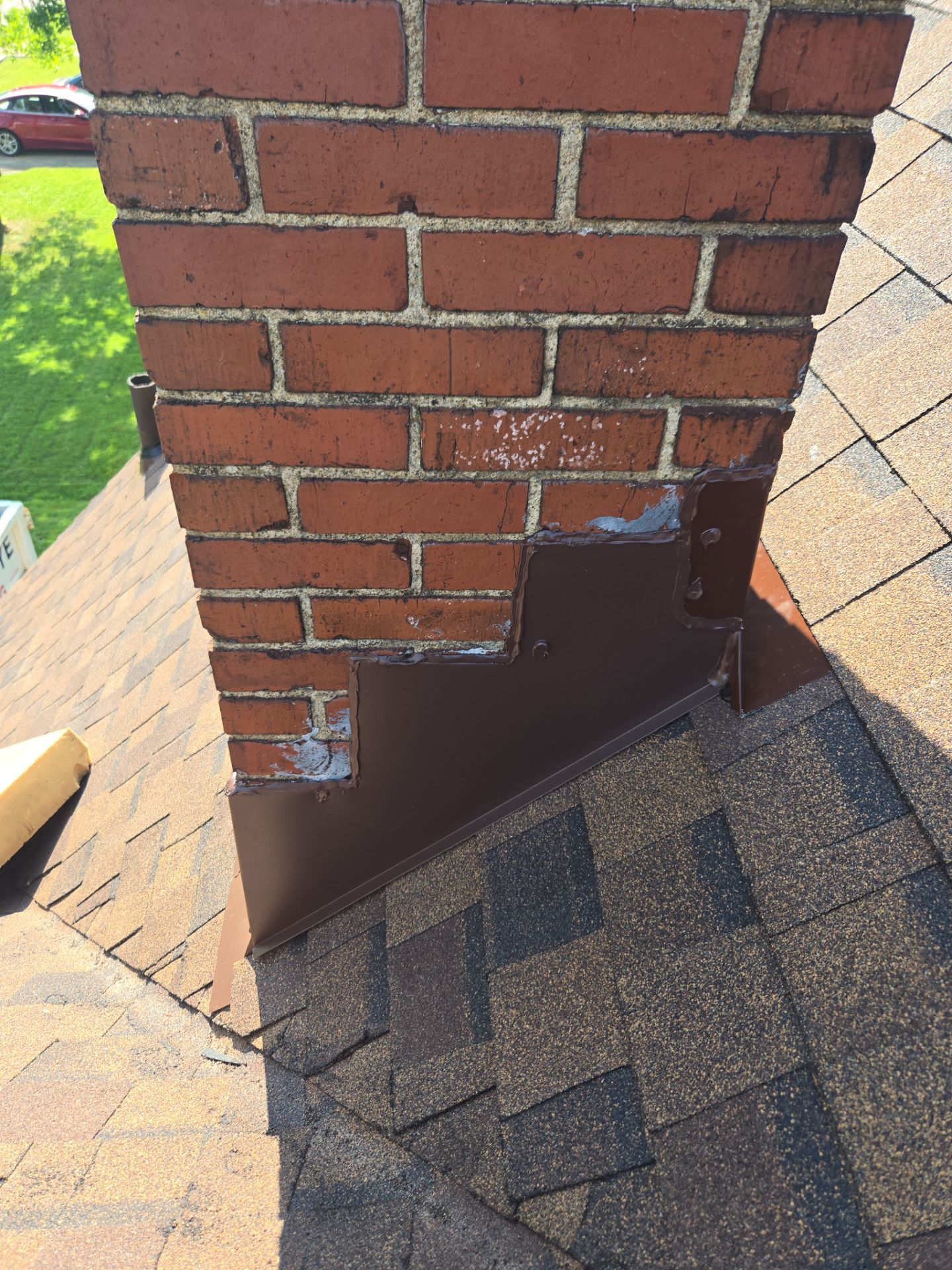 Atlas Pinnacle, Color, Burnt Hickory, Drip Edge, Color, Royal Brown by Eagle Eye Roofing
