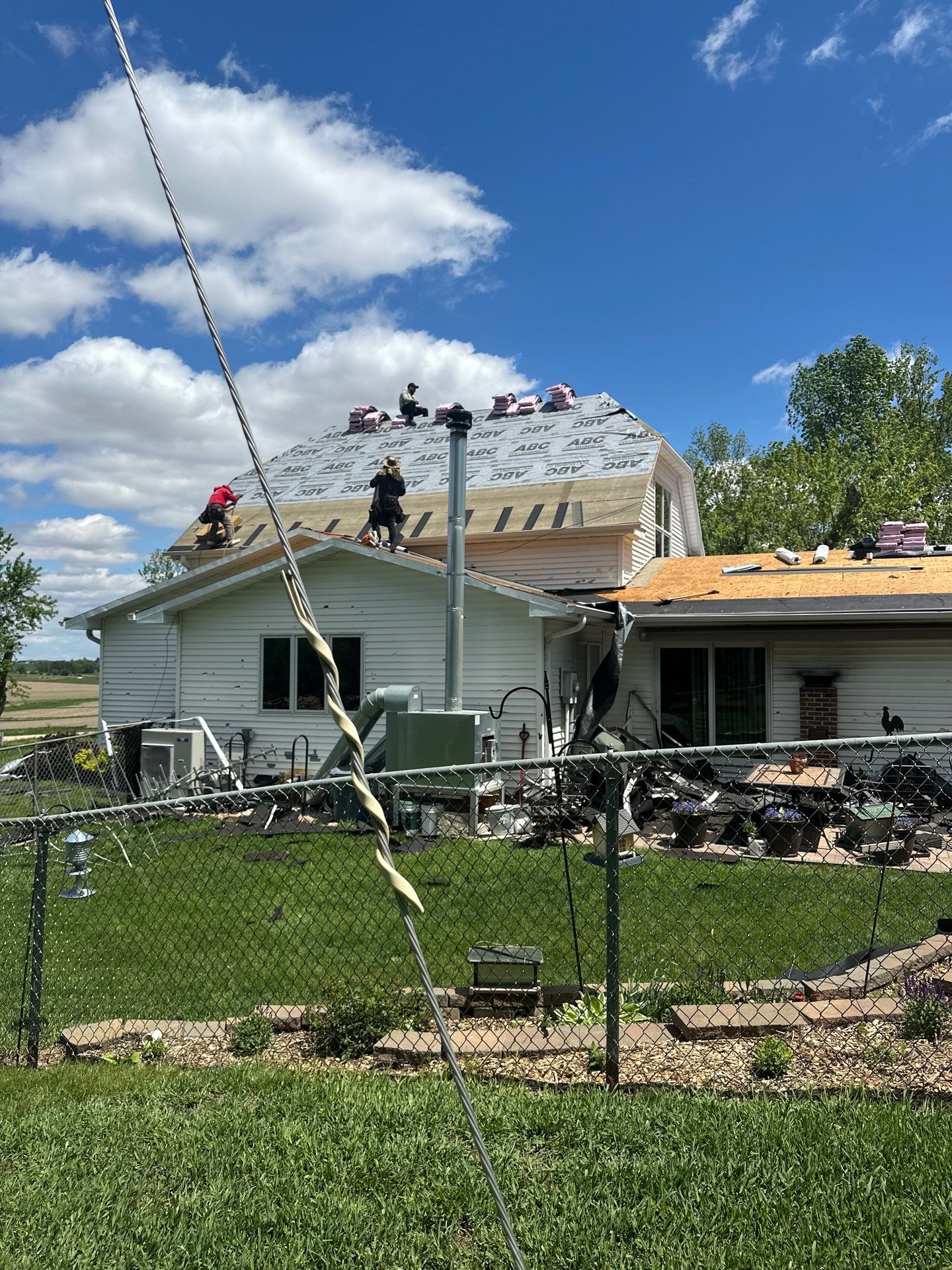 Residential Roofing Installation using Owens Corning Duration Driftwood by Lightning Exteriors
