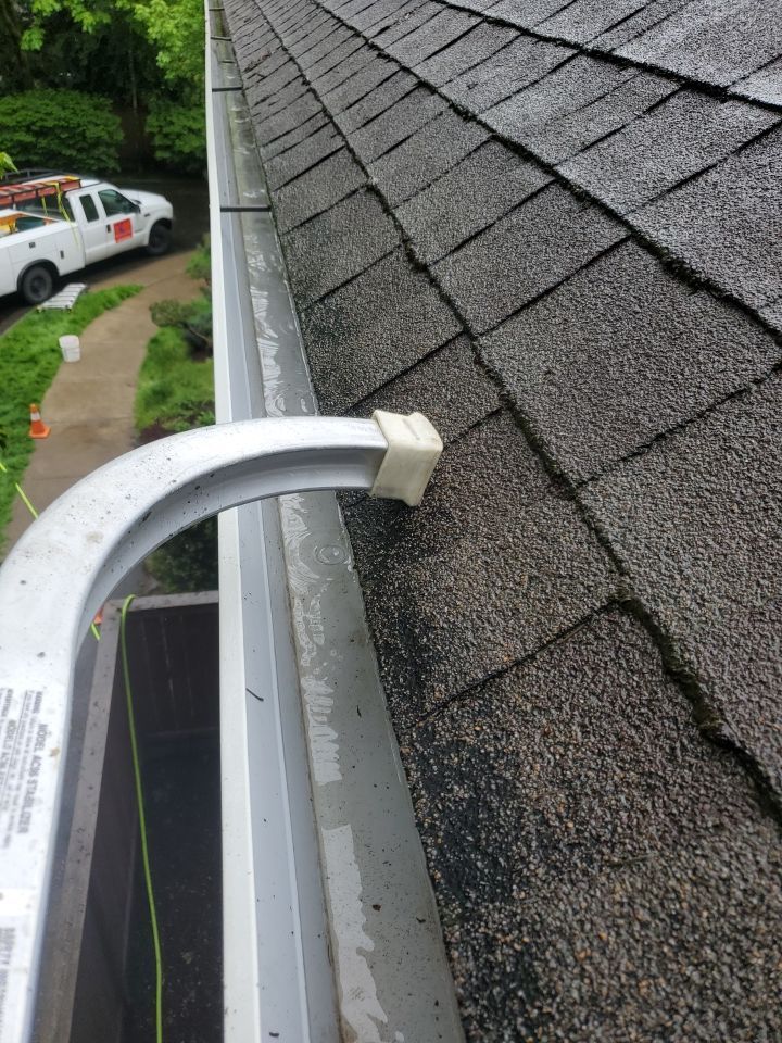 Gutter Clean using Moderate Pressure by Willamette Outdoor Wash LLC