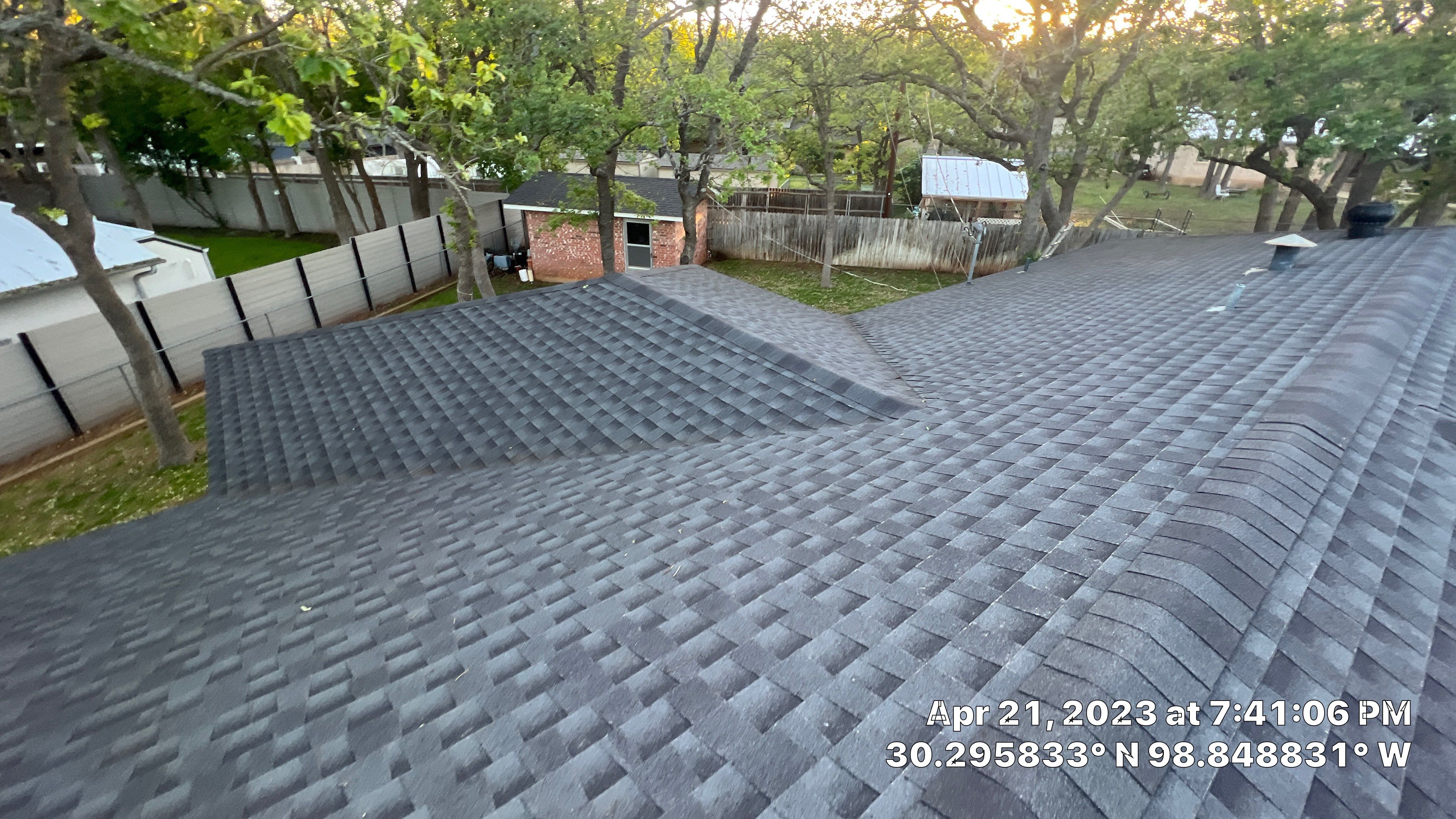 Complete Roofing Replacement With Malarkey Vista Shingles in Fredericksburg by Caliber Restoration LLC