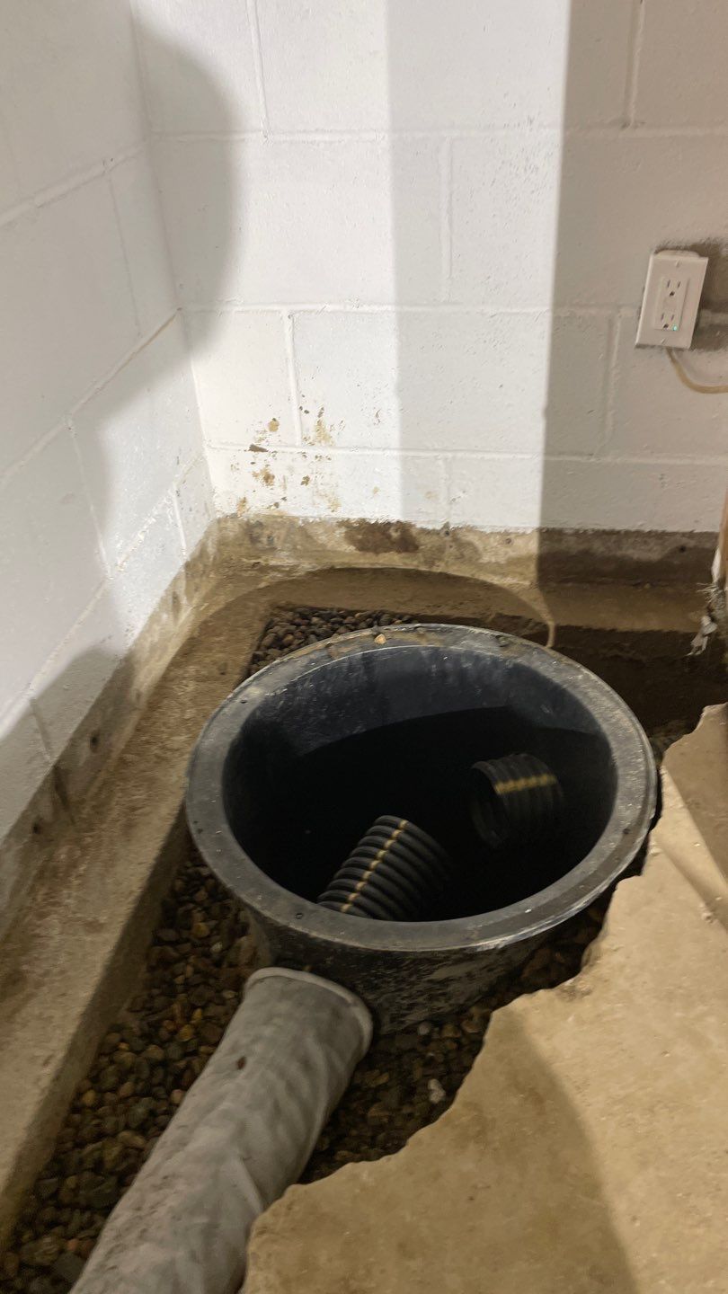 Interior Drain Tile & Foundation Crack Repair in St. Anthony, MN by Waterproofing Northeast