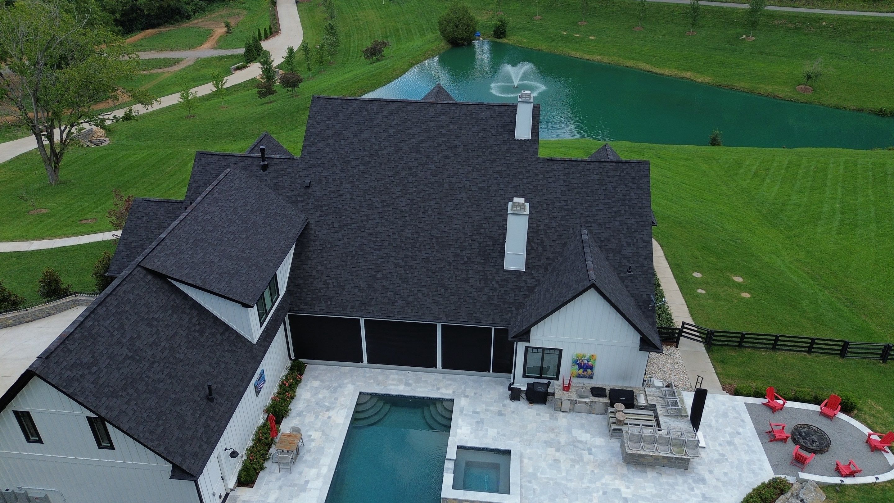 Residential Roof Replacement and Metal Roofing Installation in Franklin by Shinglesmiths Roofing