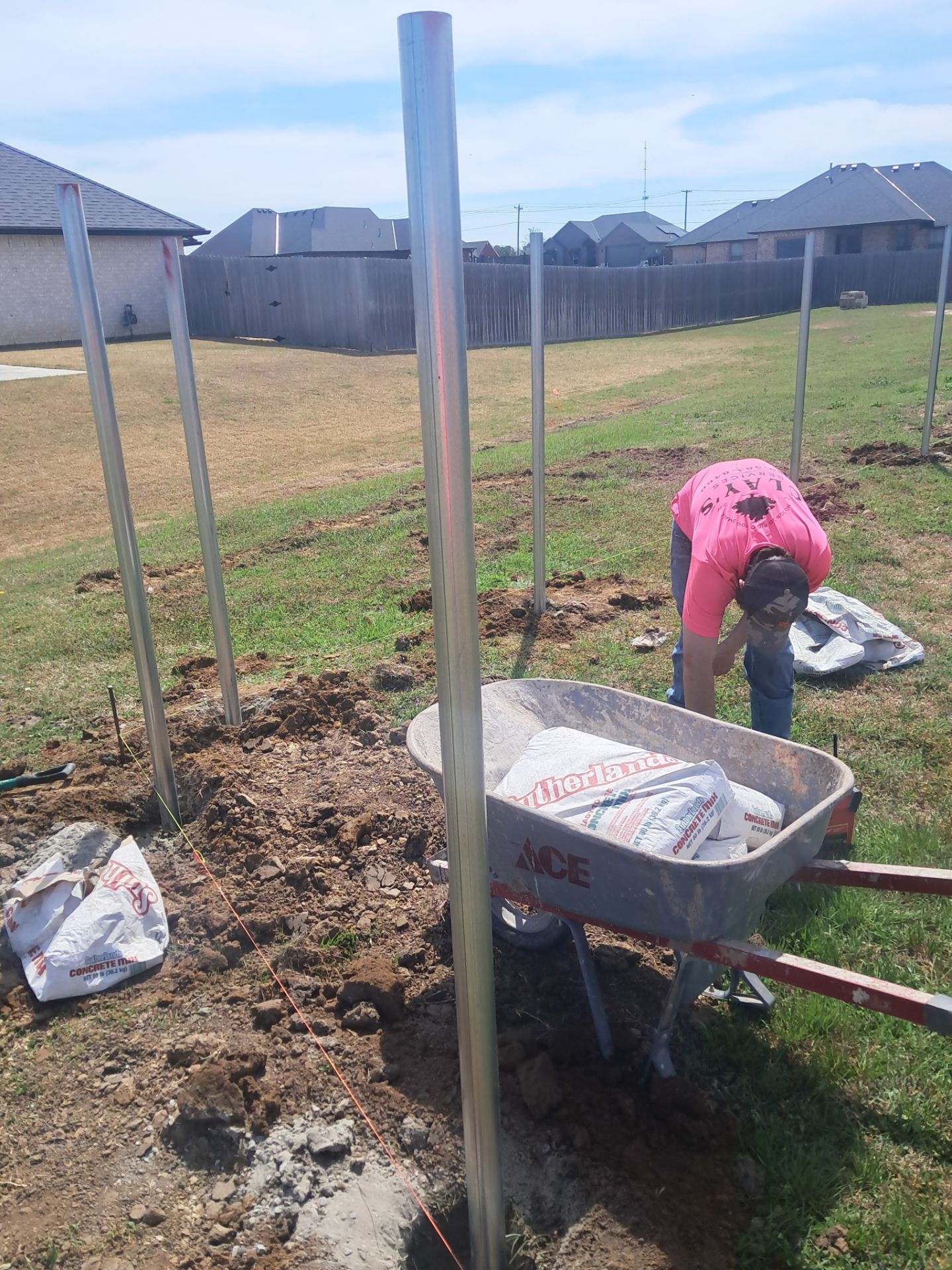 Fence Work by Clays Services Inc