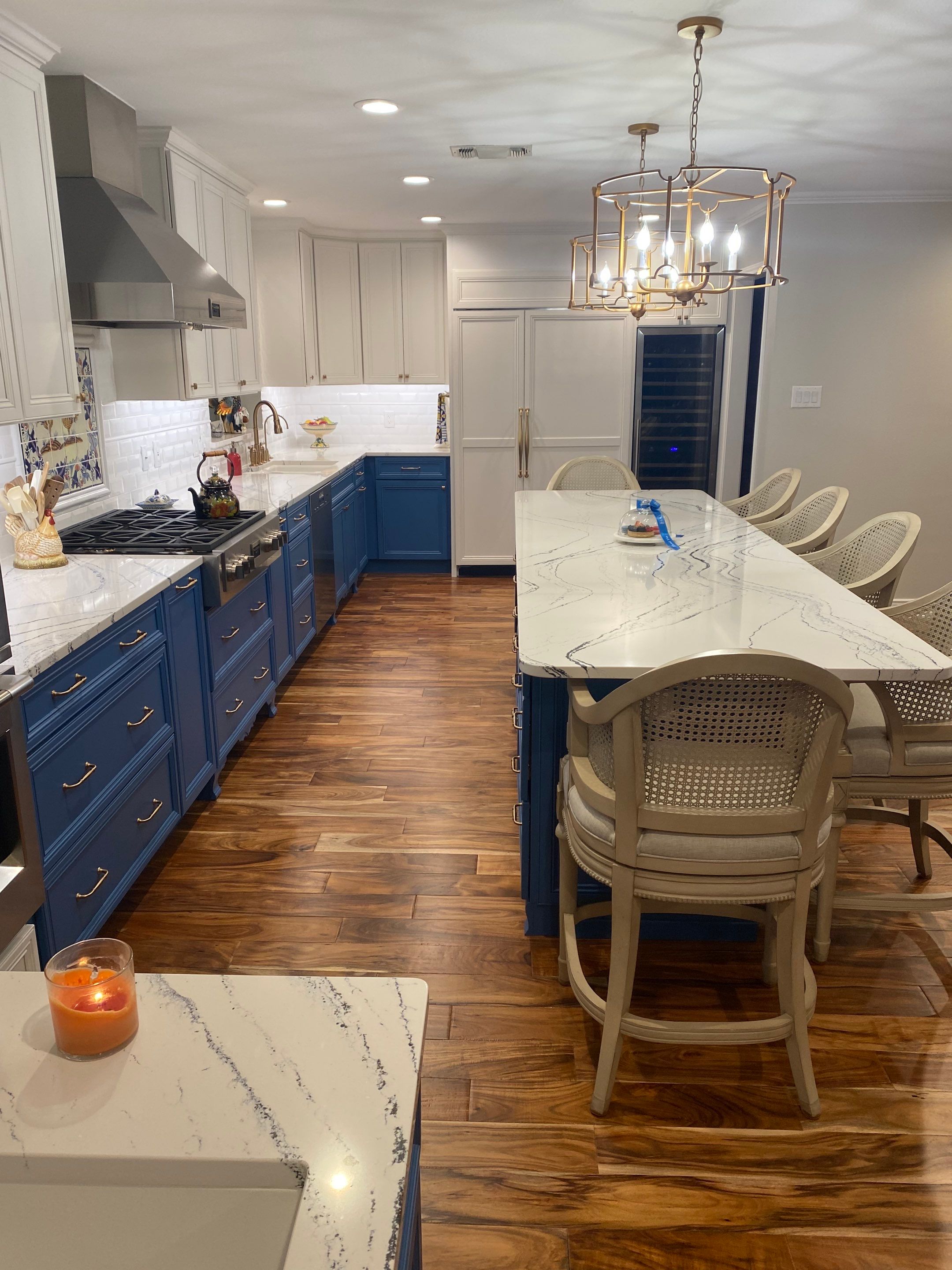 Vista Del Norte Kitchen Remodel | Smart Storage & Custom Blue Island by Legacy Bath and Kitchen