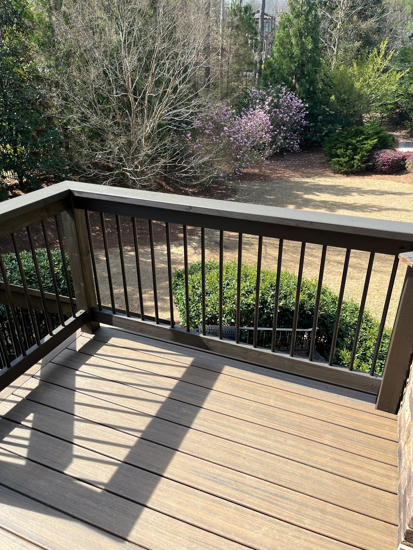 Trex Deck Resurface with New Railing in Atlanta, GA by Nelson Exteriors